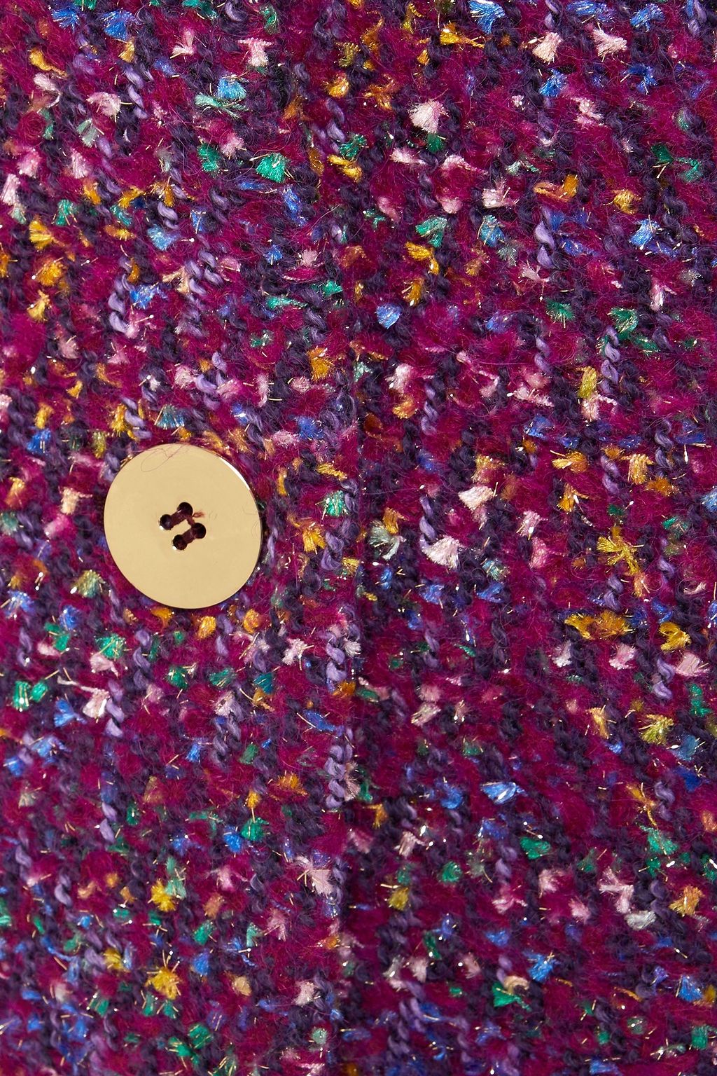 VERONICA BEARD Crispin metallic wool-blend bouclé coat