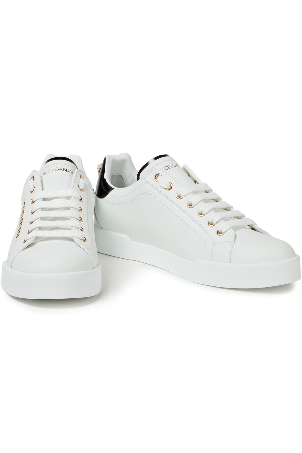 dolce and gabbana logo sneakers