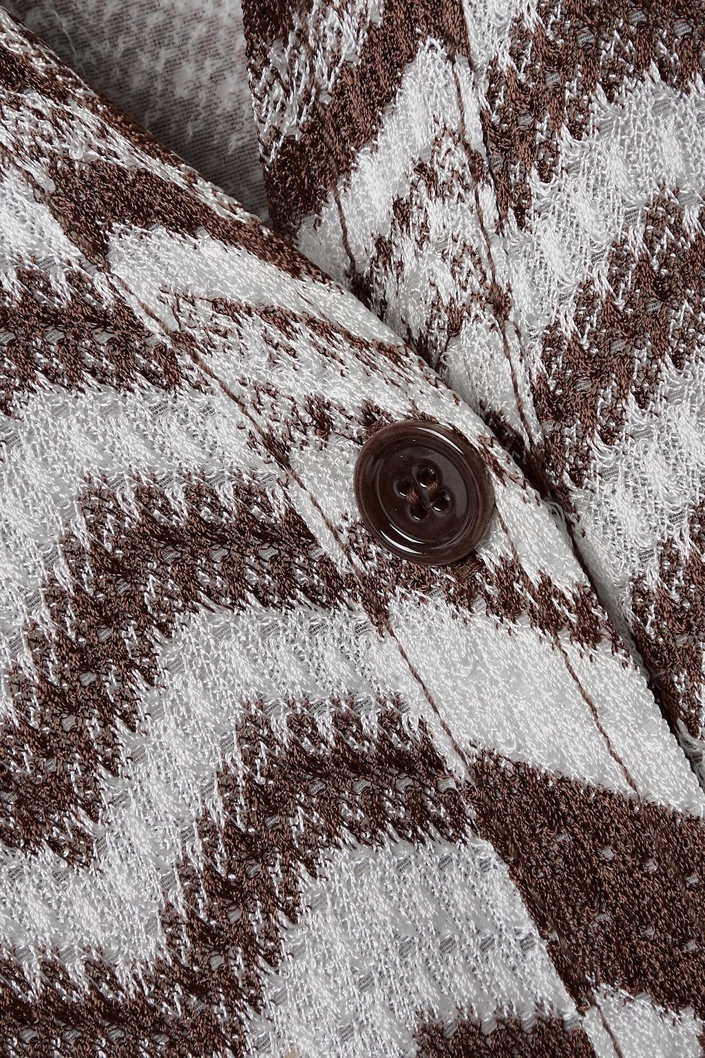 MISSONI Crochetknit shirt dress THE