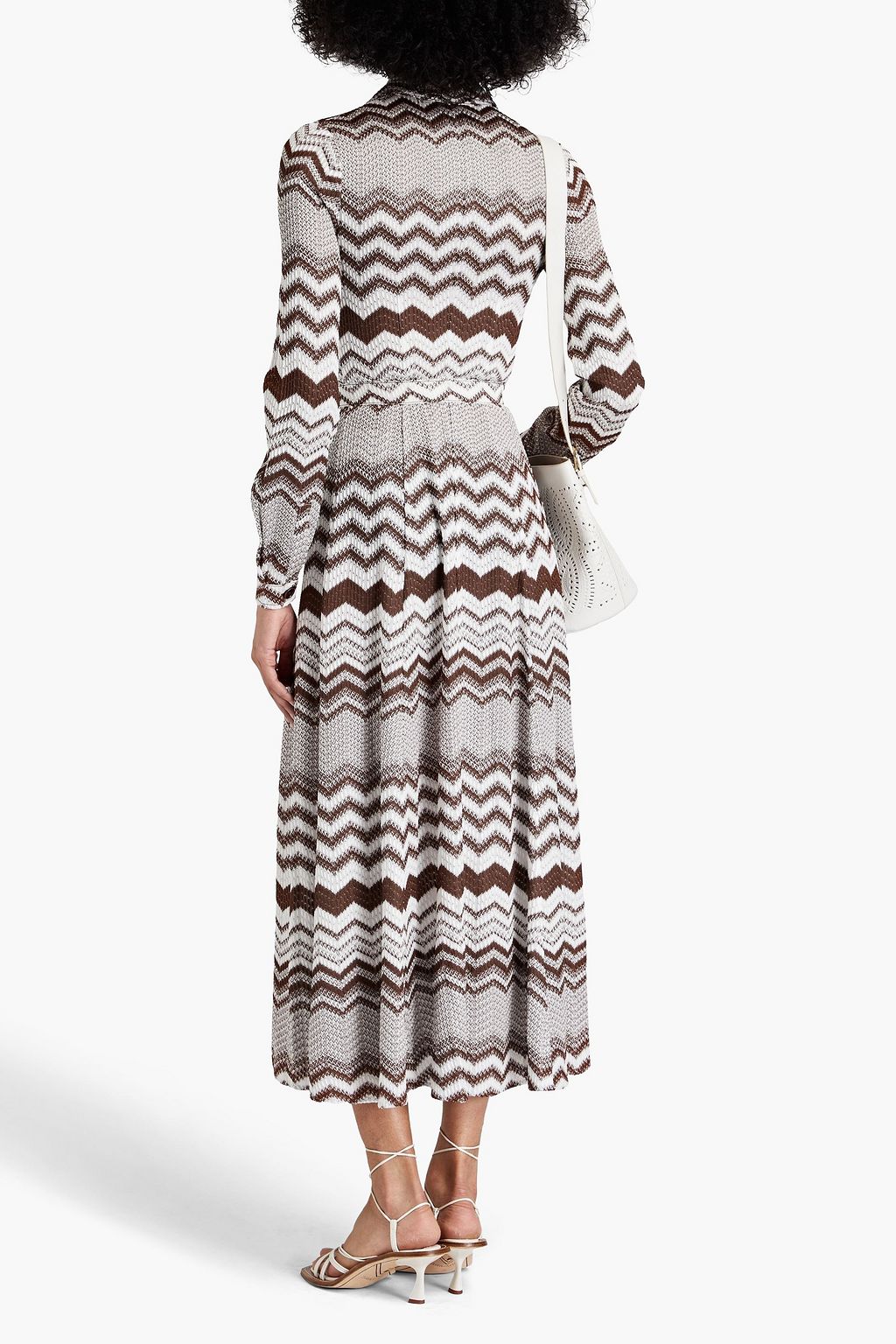 MISSONI Crochetknit shirt dress THE