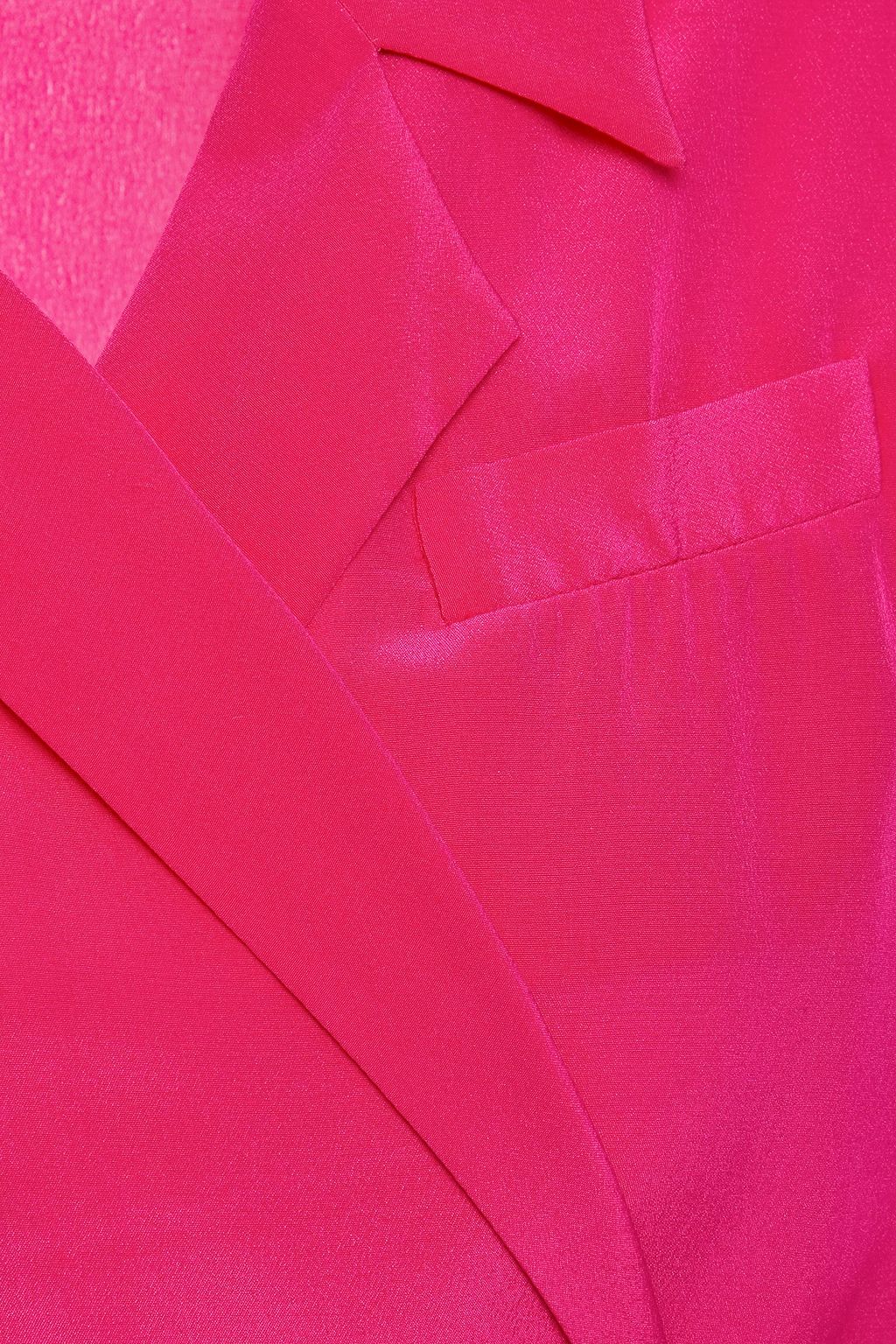 DIANE VON FURSTENBERG Gathered silk crepe de chine wrap top
