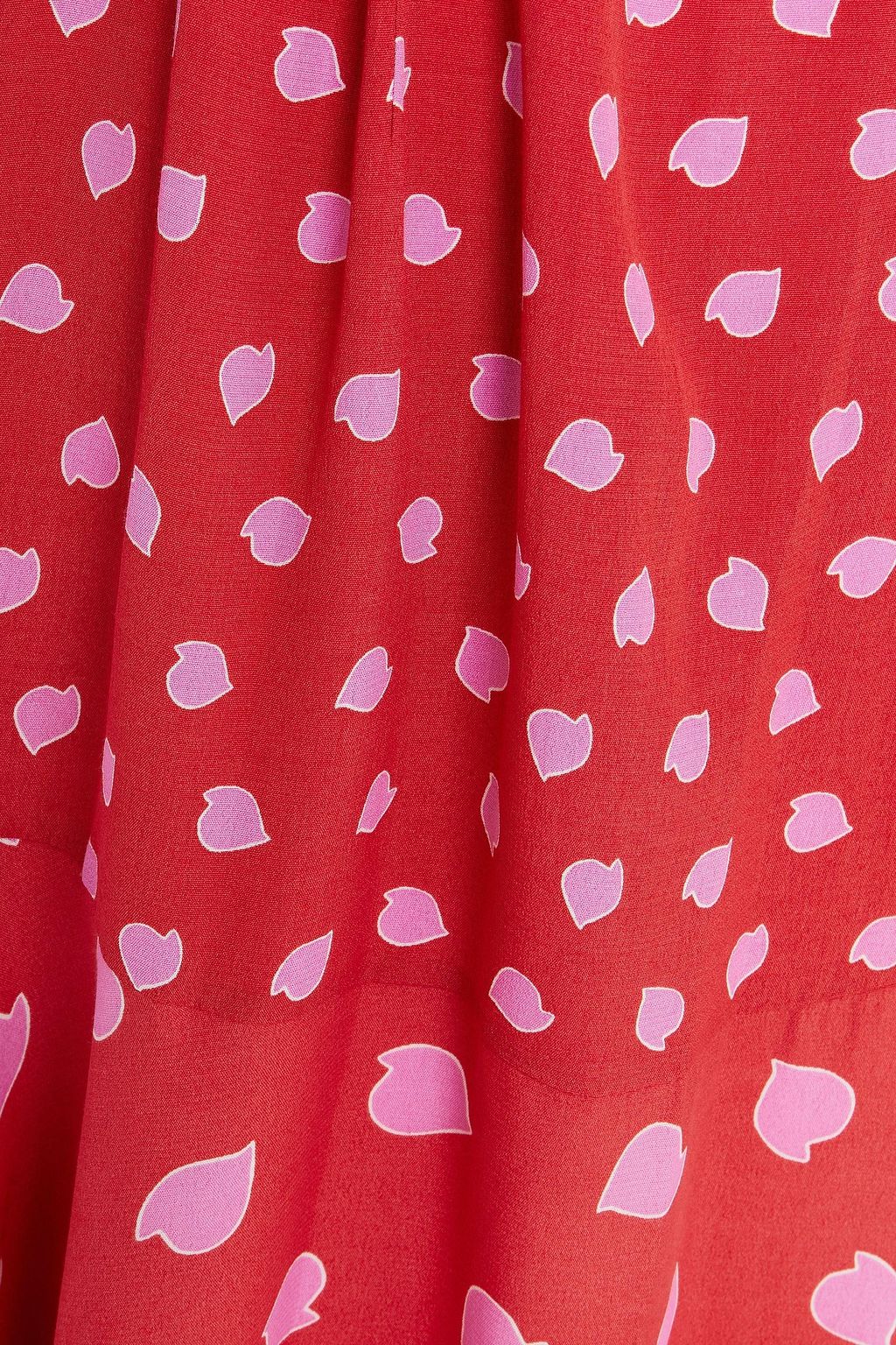 DIANE VON FURSTENBERG Charlene gathered printed crepe wrap dress