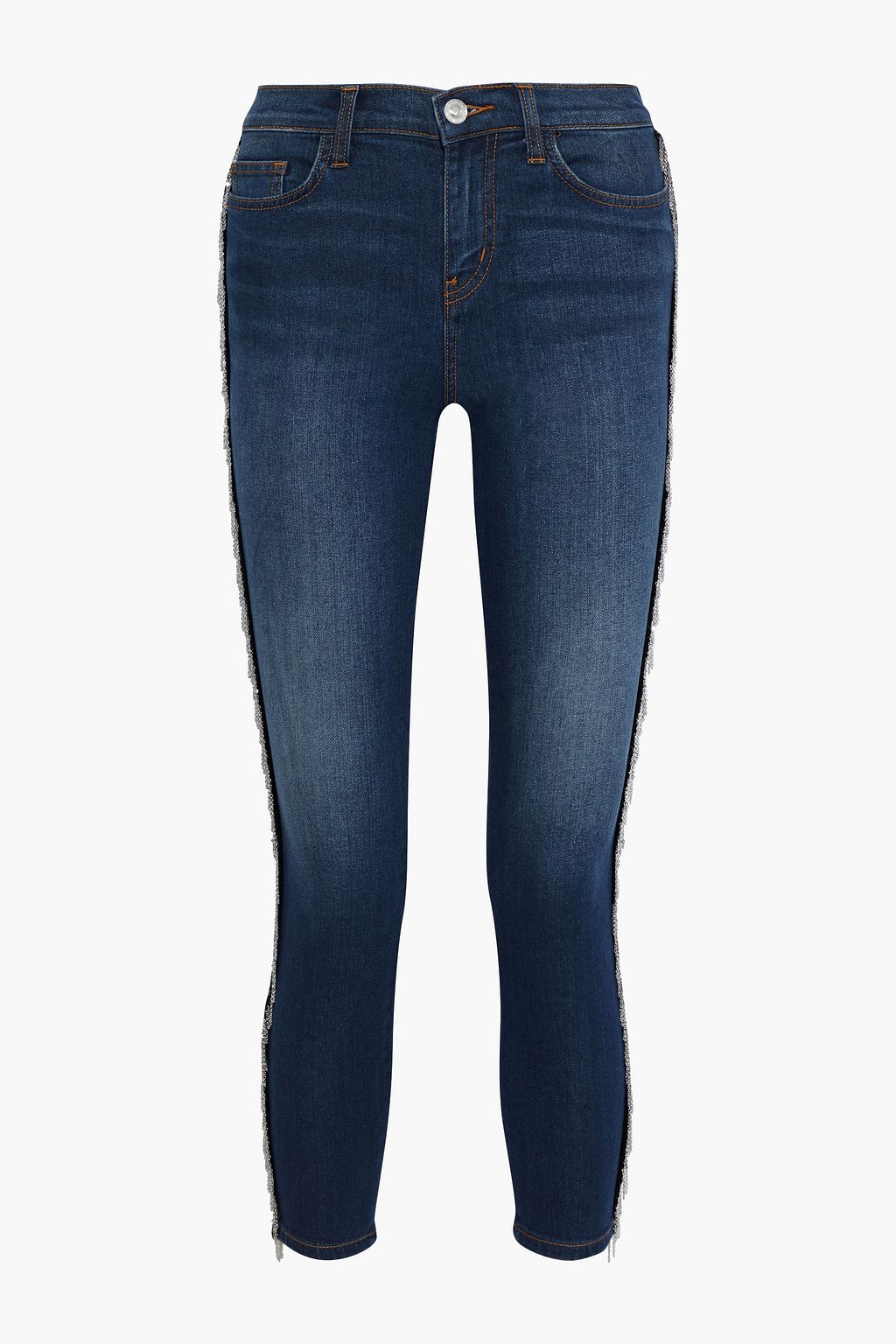 Dark denim The Chained Stiletto cropped 