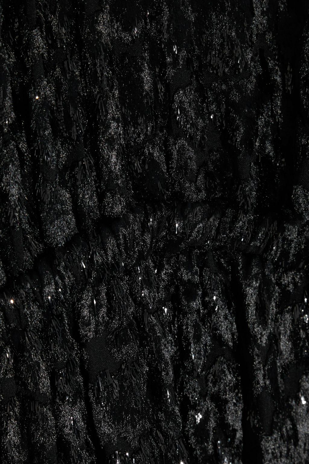 A.L.C. Gathered metallic devoré-velvet maxi dress