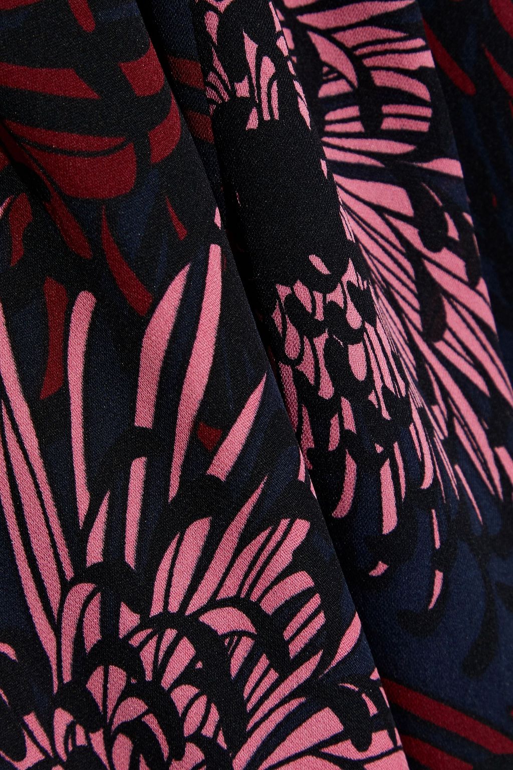 A.L.C. Bailey pleated floral-print silk midi dress