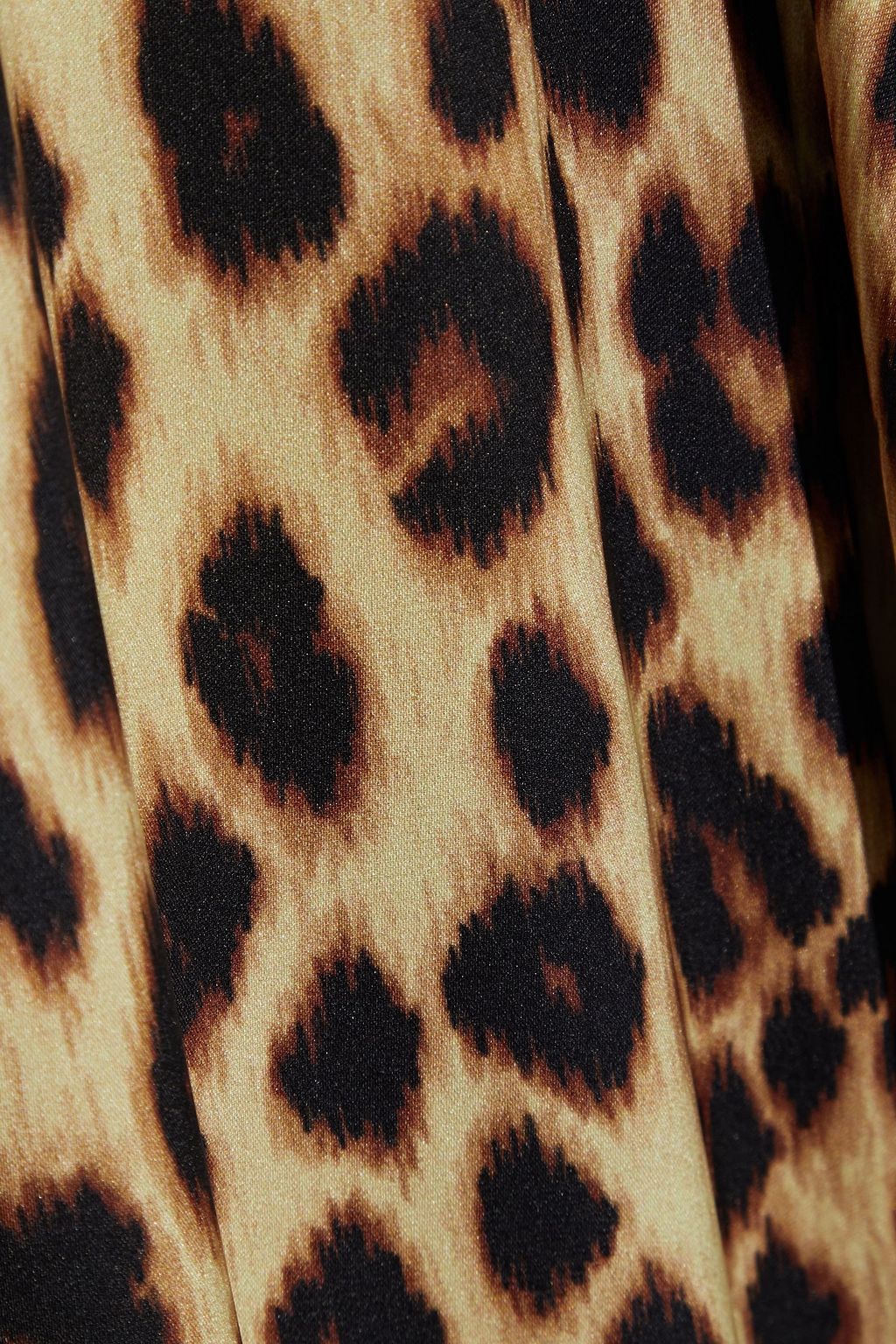 A.L.C. Gabriela cutout leopard-print stretch-silk maxi dress