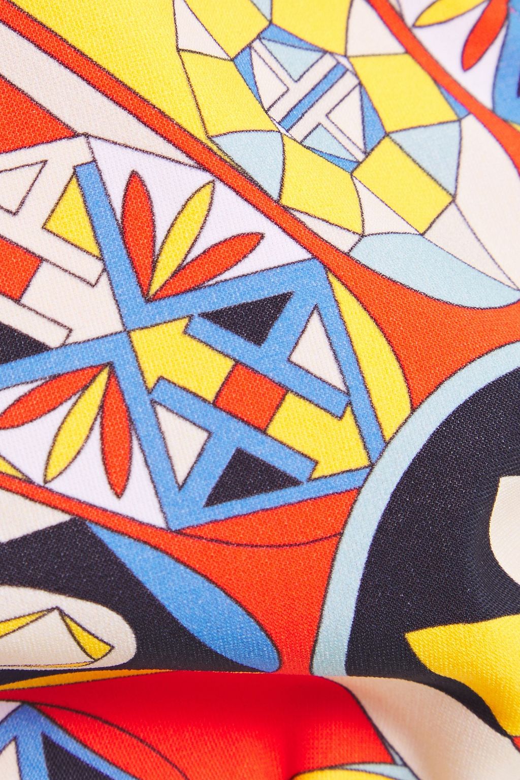 TORY BURCH Kaleidoscope printed triangle bikini top