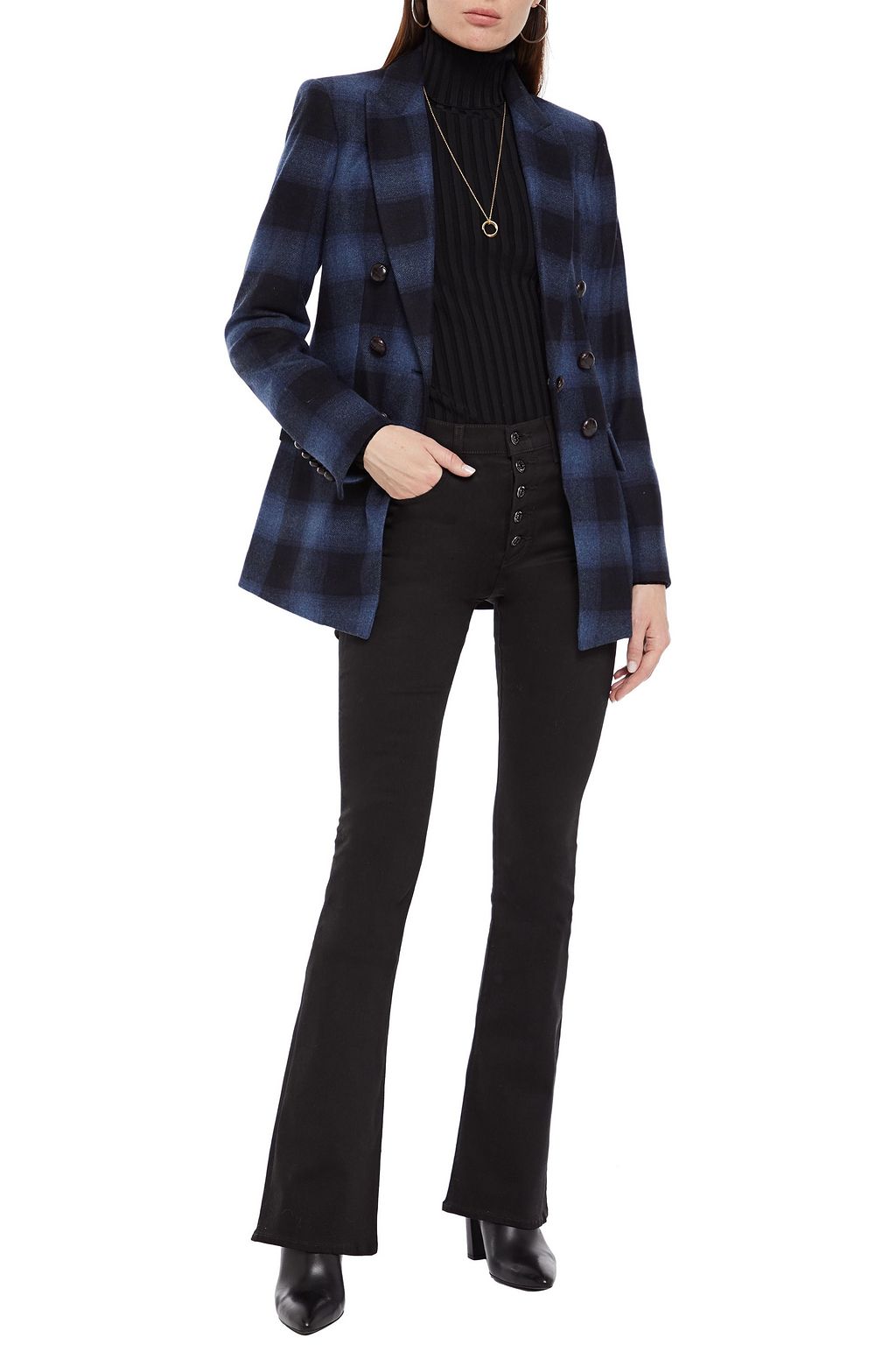 VERONICA BEARD Beverly high-rise flared jeans