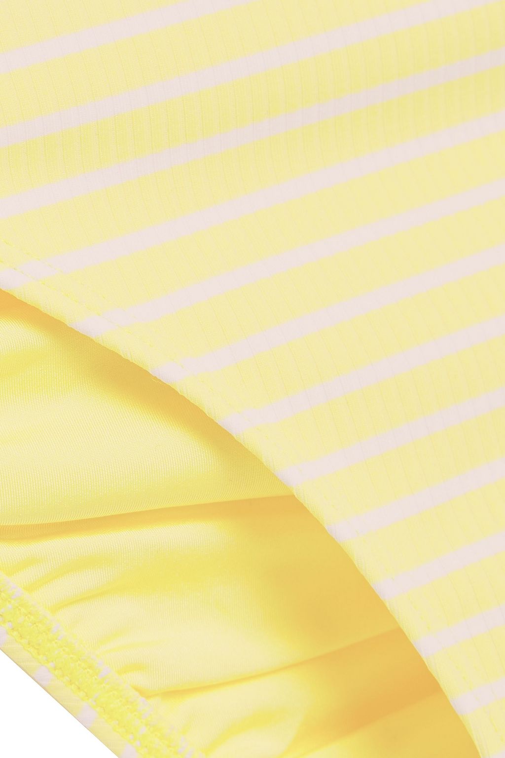ONIA Ashley striped ribbed low-rise bikini briefs