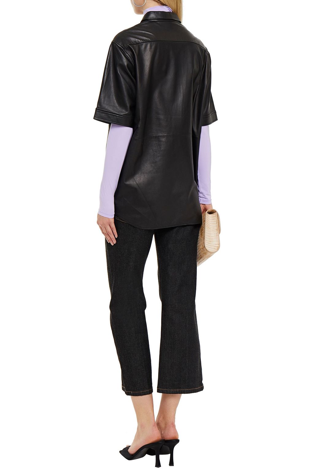 MARC JACOBS Cropped high-rise straight-leg jeans
