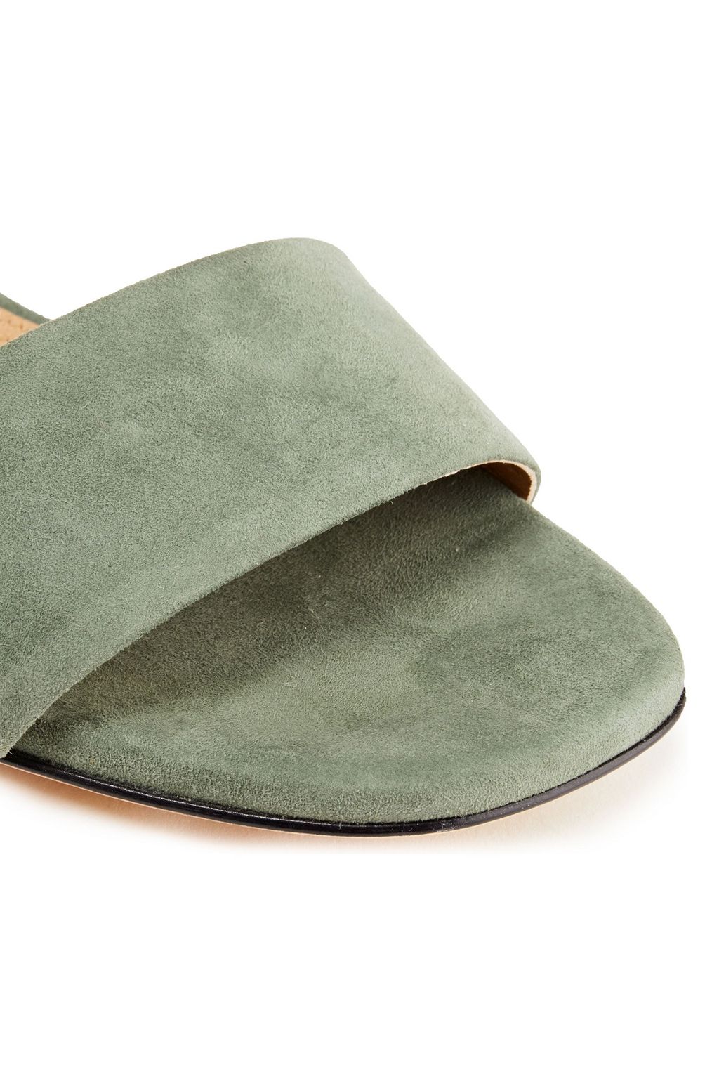 THE ROW Two-tone suede sandals