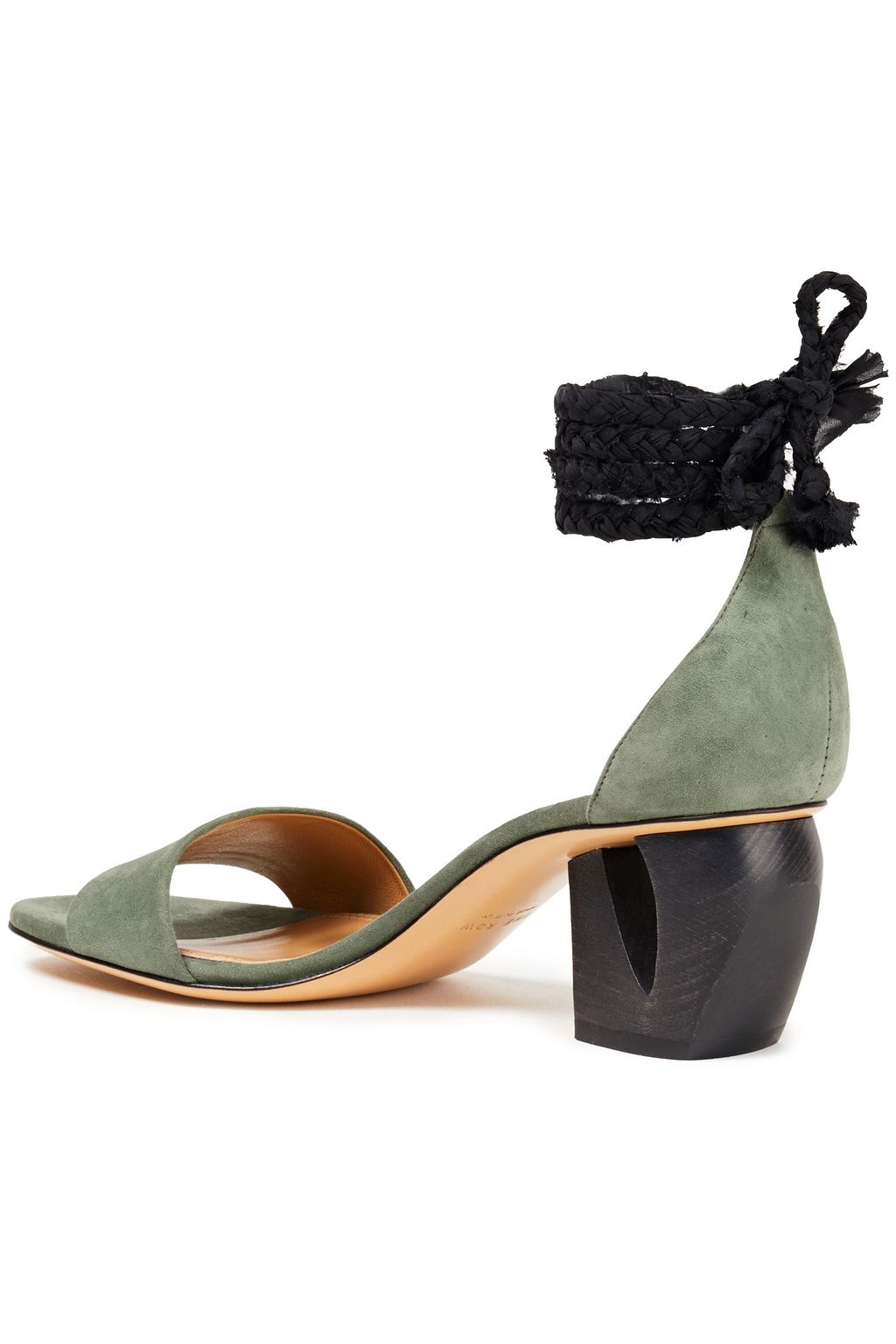 THE ROW Two-tone suede sandals