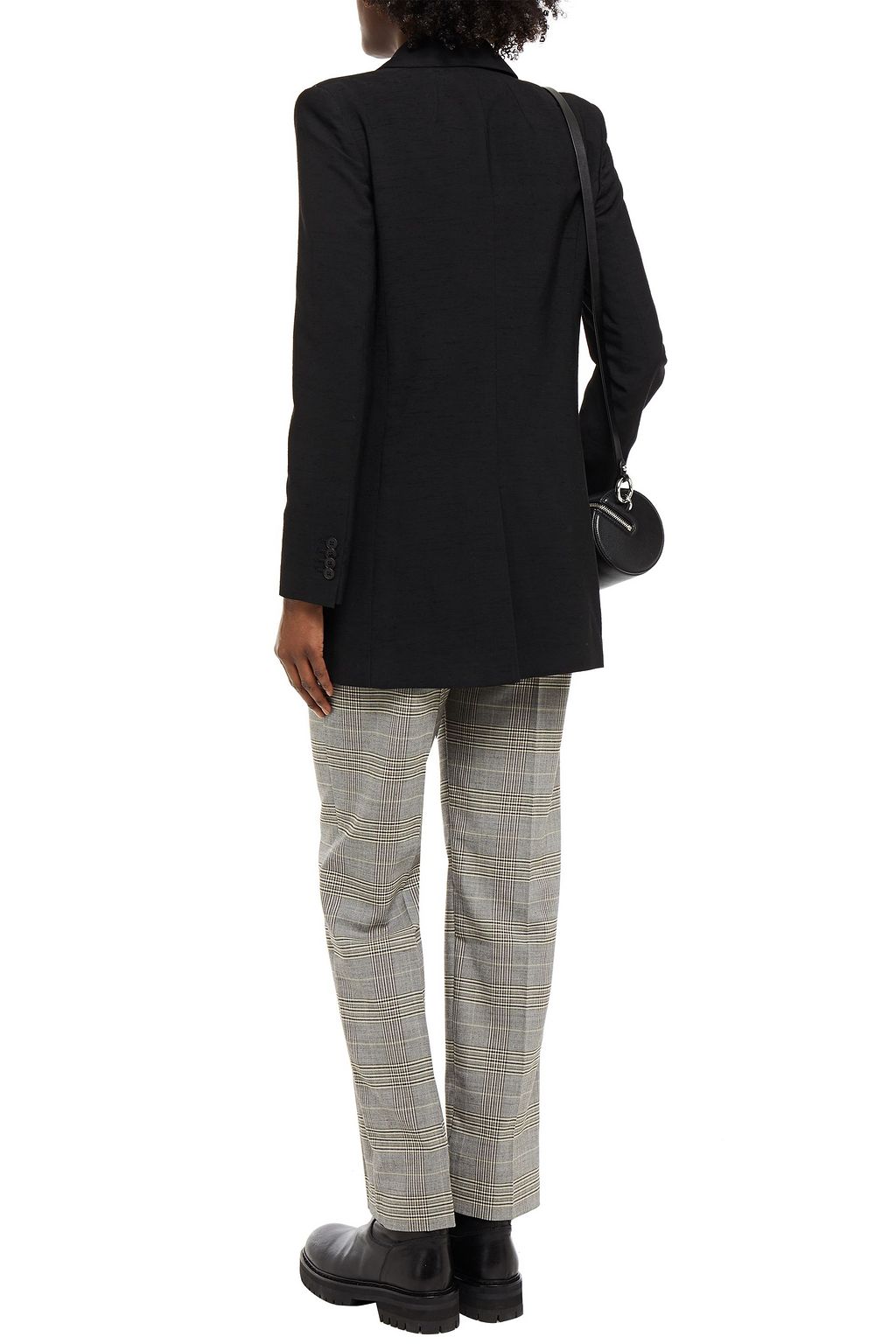 MCQ ALEXANDER MCQUEEN Double-breasted shantung blazer