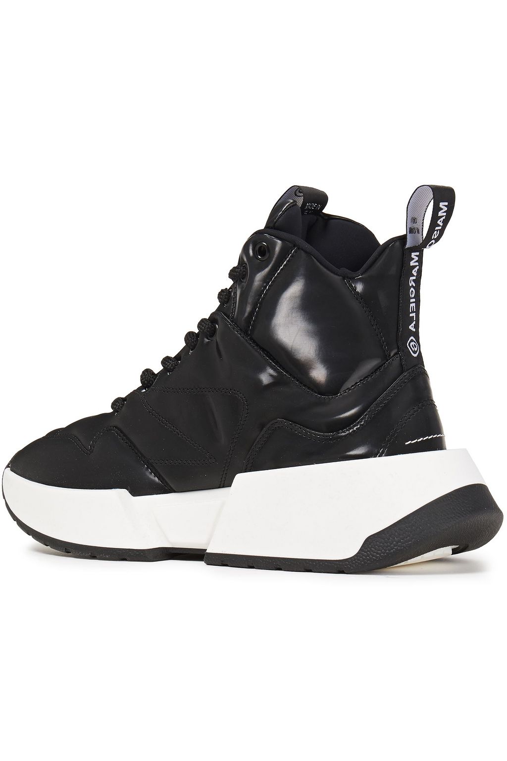 MM6 MAISON MARGIELA Coated-neoprene high-top sneakers