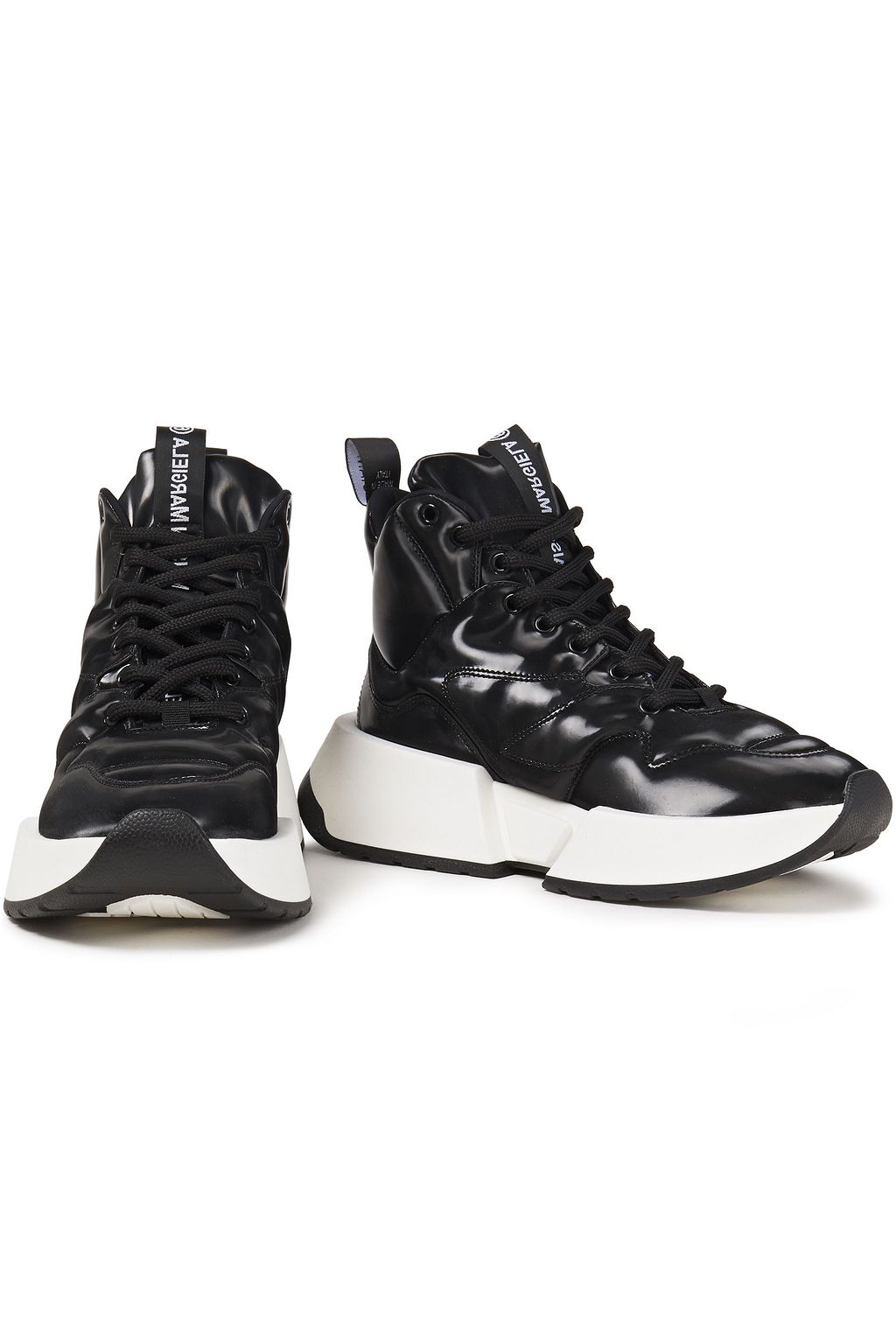 MM6 MAISON MARGIELA Coated-neoprene high-top sneakers