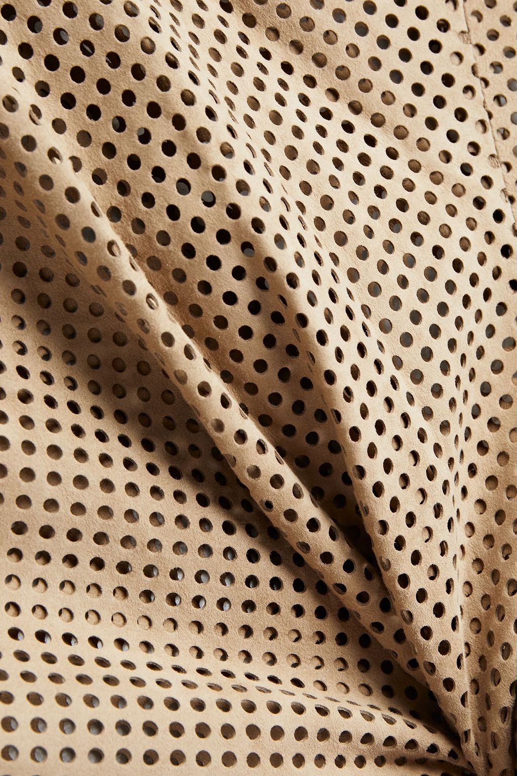 MICHAEL KORS COLLECTION Perforated suede top