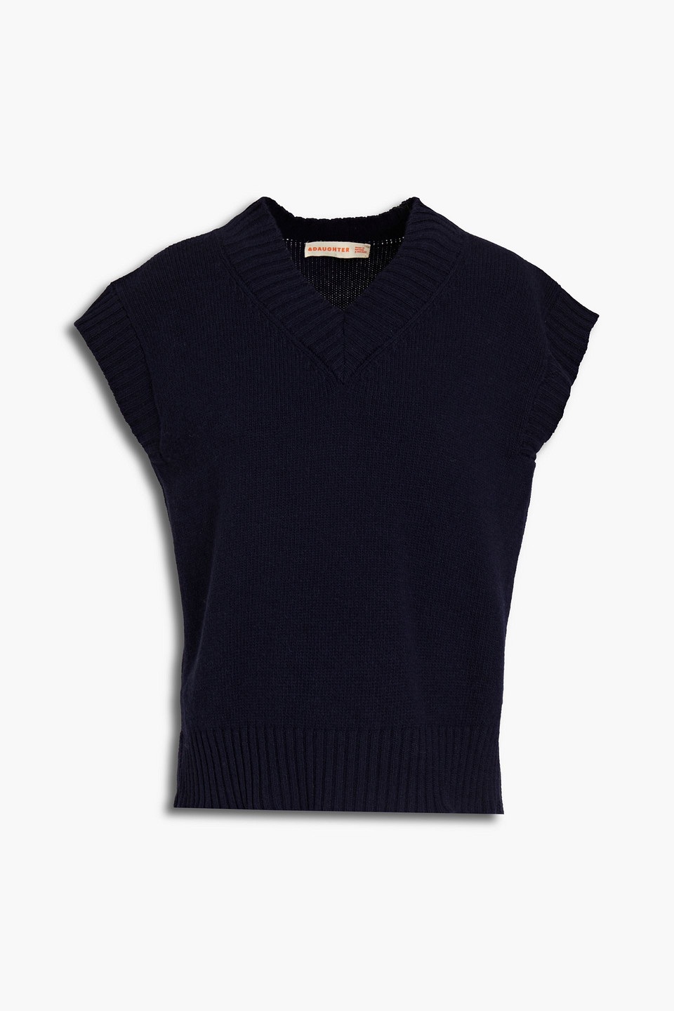 Bonnie merino wool and cashmere-blend vest