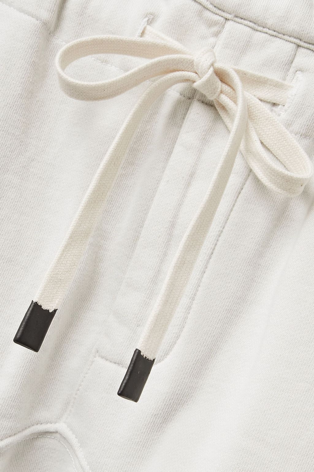 BASSIKE Printed French cotton-terry track pants