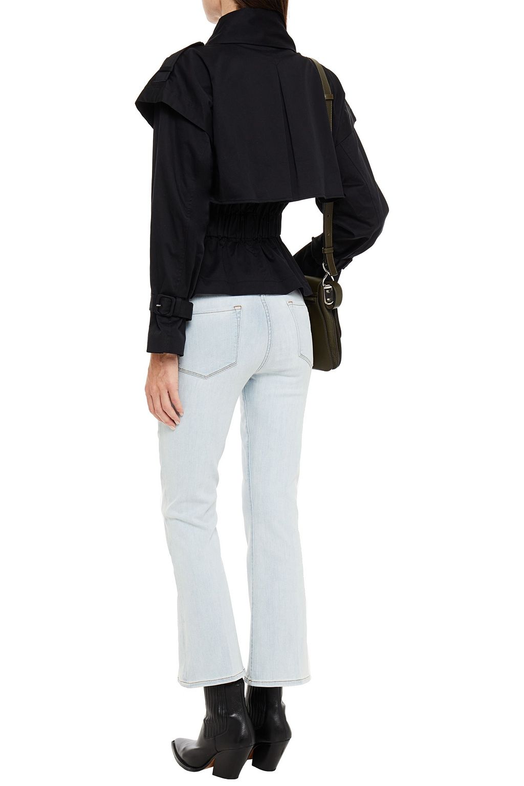 FRAME Mid-rise kick-flare jeans
