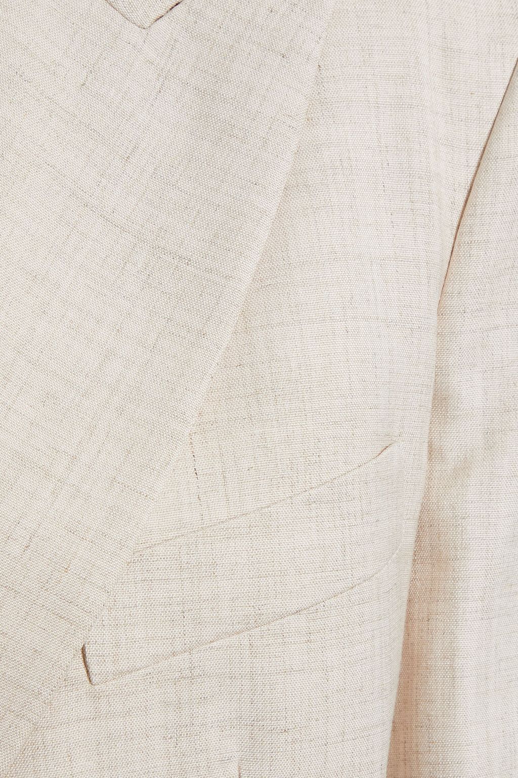 STELLA MCCARTNEY Cropped mélange woven blazer
