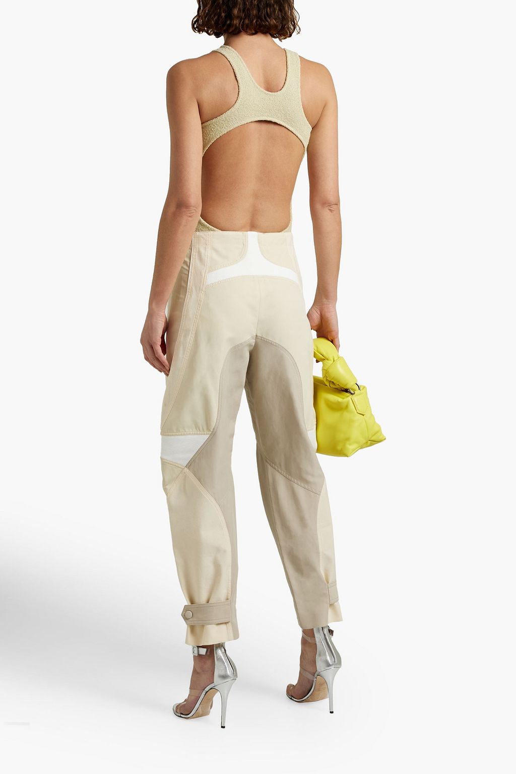 STELLA MCCARTNEY Brooke paneled twill tapered pants | THE OUTNET STELLA MCCARTNEY Brooke paneled twill tapered pants | THE OUTNET