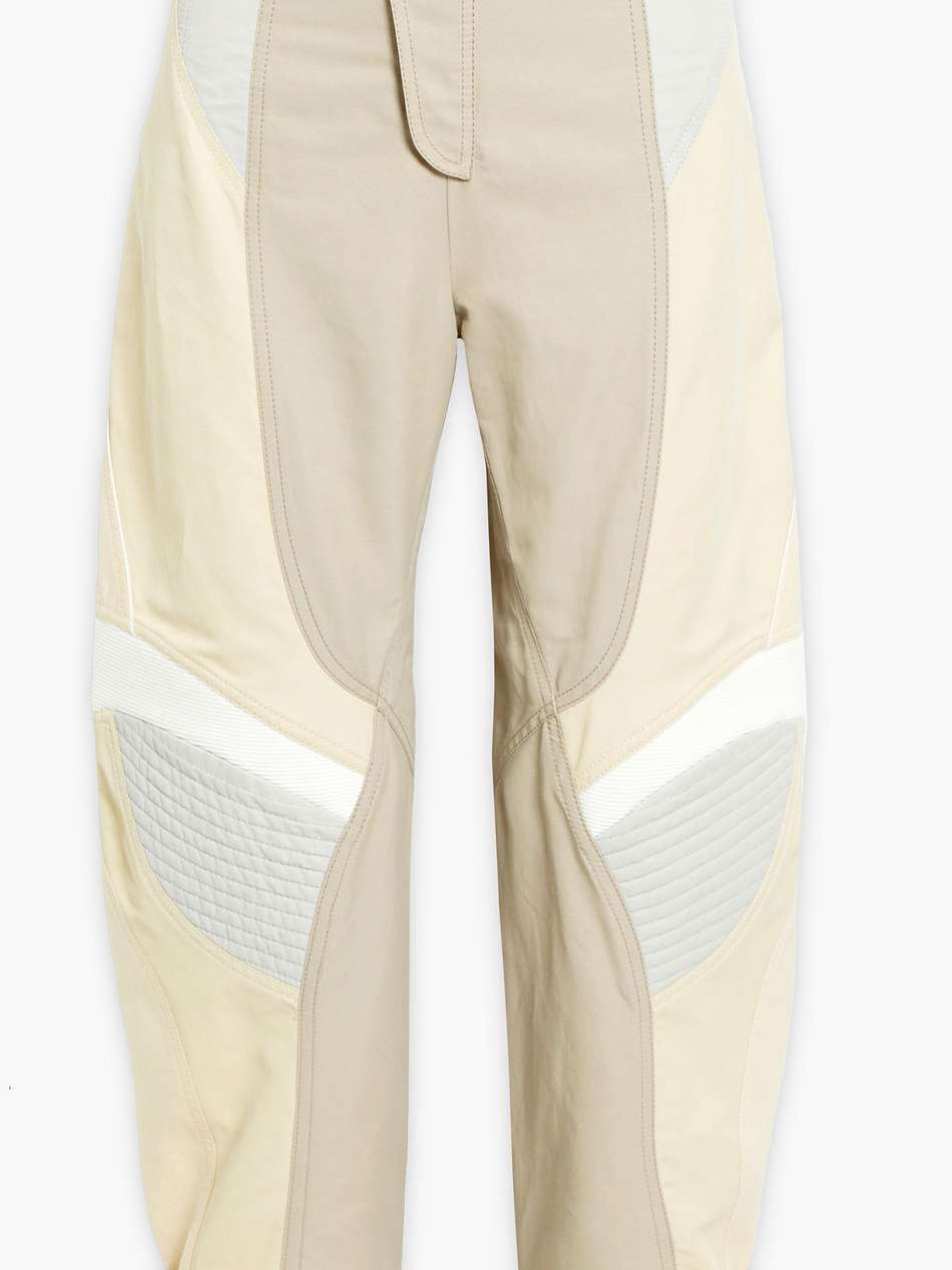 brooke paneled twill  tapered pants