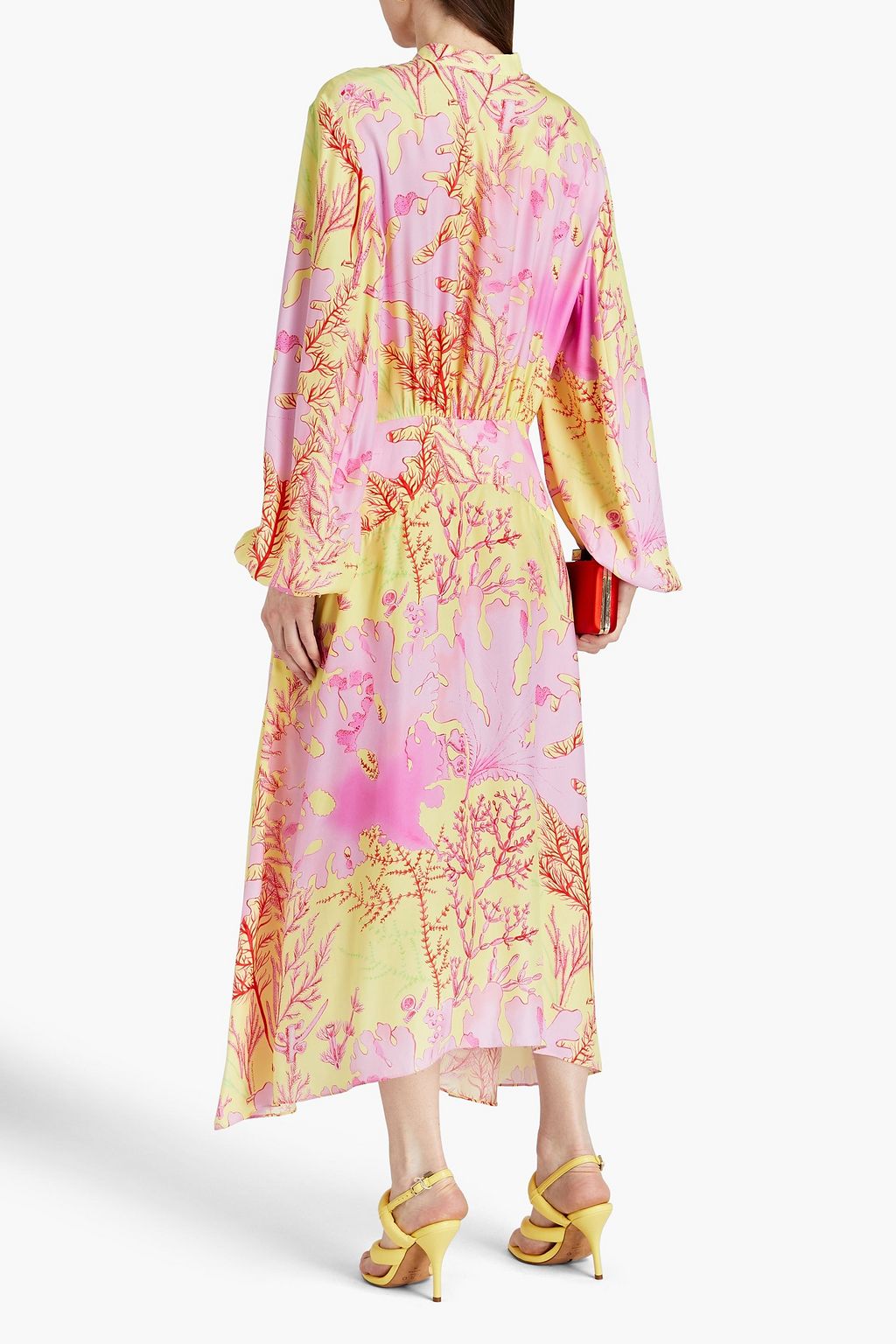 STELLA MCCARTNEY Alyssa asymmetric printed silk dress