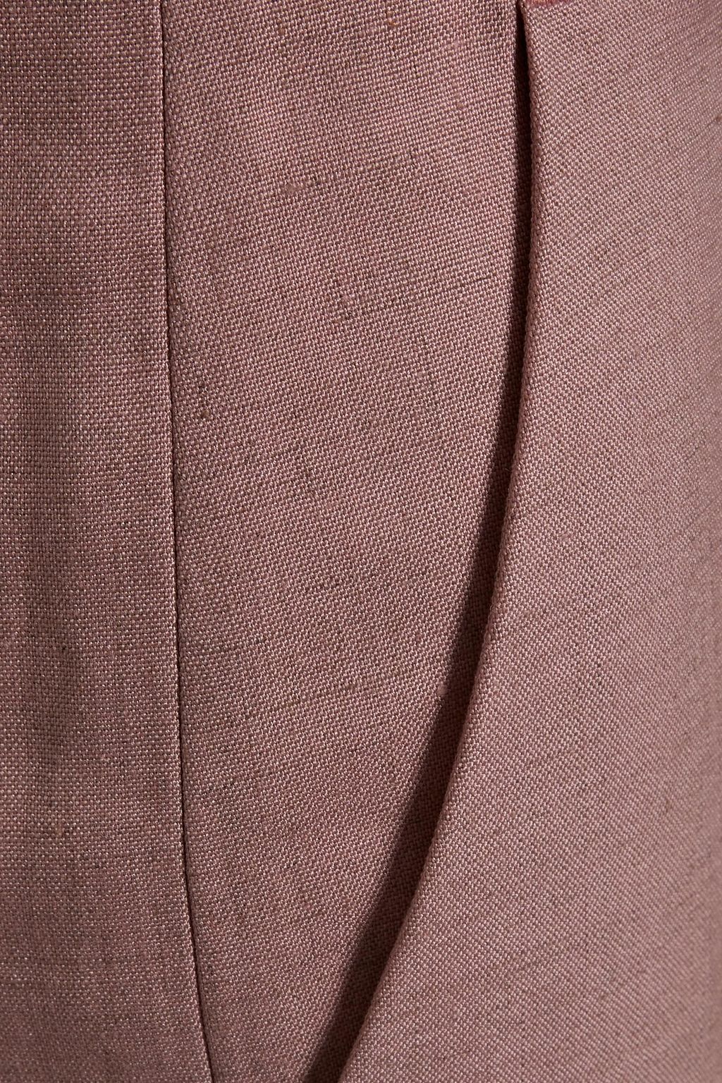 STELLA MCCARTNEY Slub woven straight-leg pants