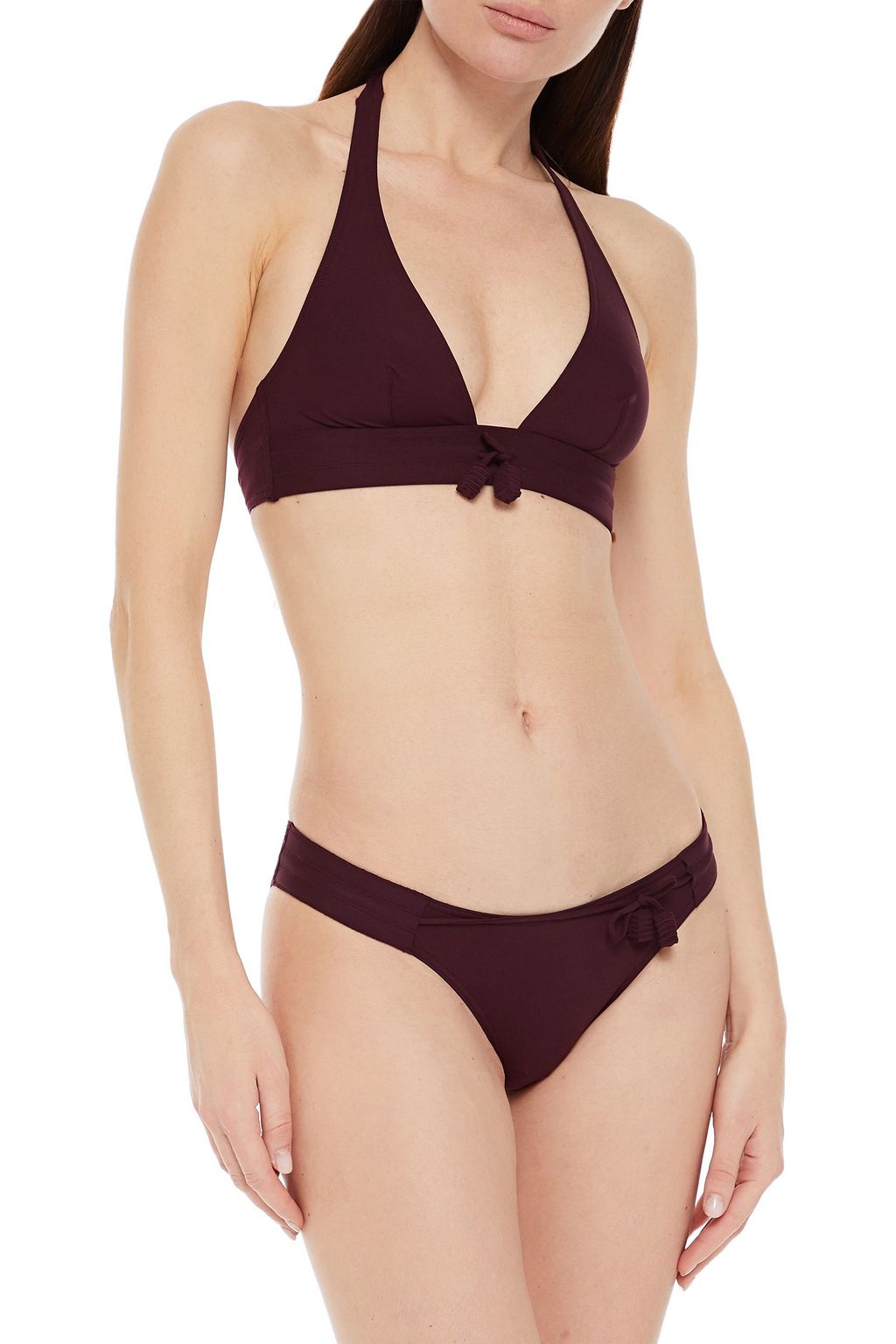 ERES Mikado Yuzu tasseled triangle bikini top