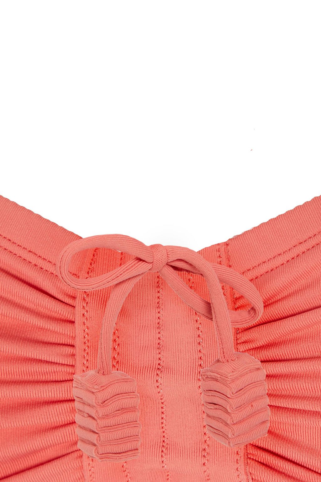 ERES Mikado Mugicha tasseled bandeau bikini top