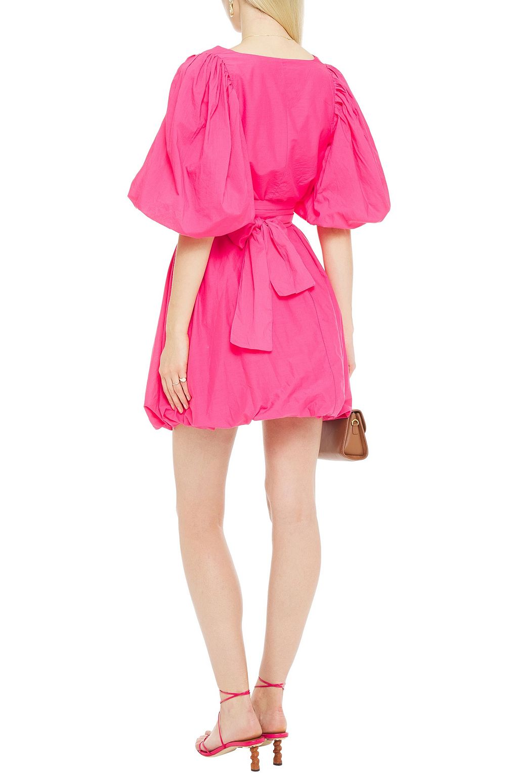 RHODE Marni gathered cotton dress