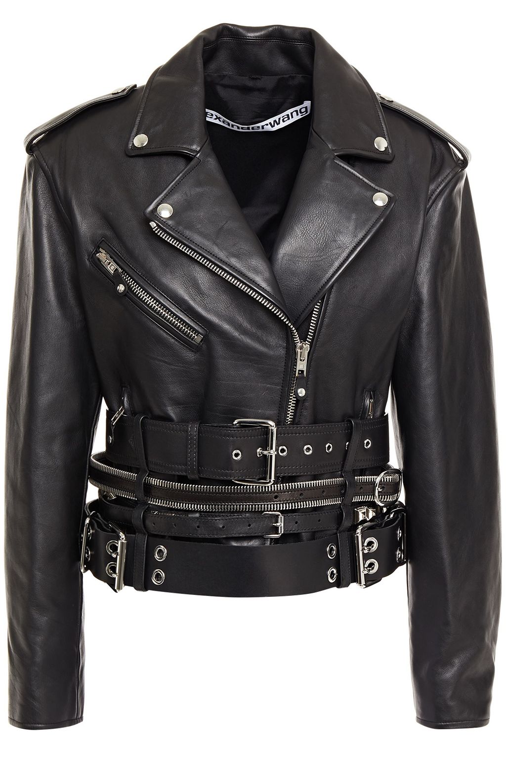 alexander wang leather jacket