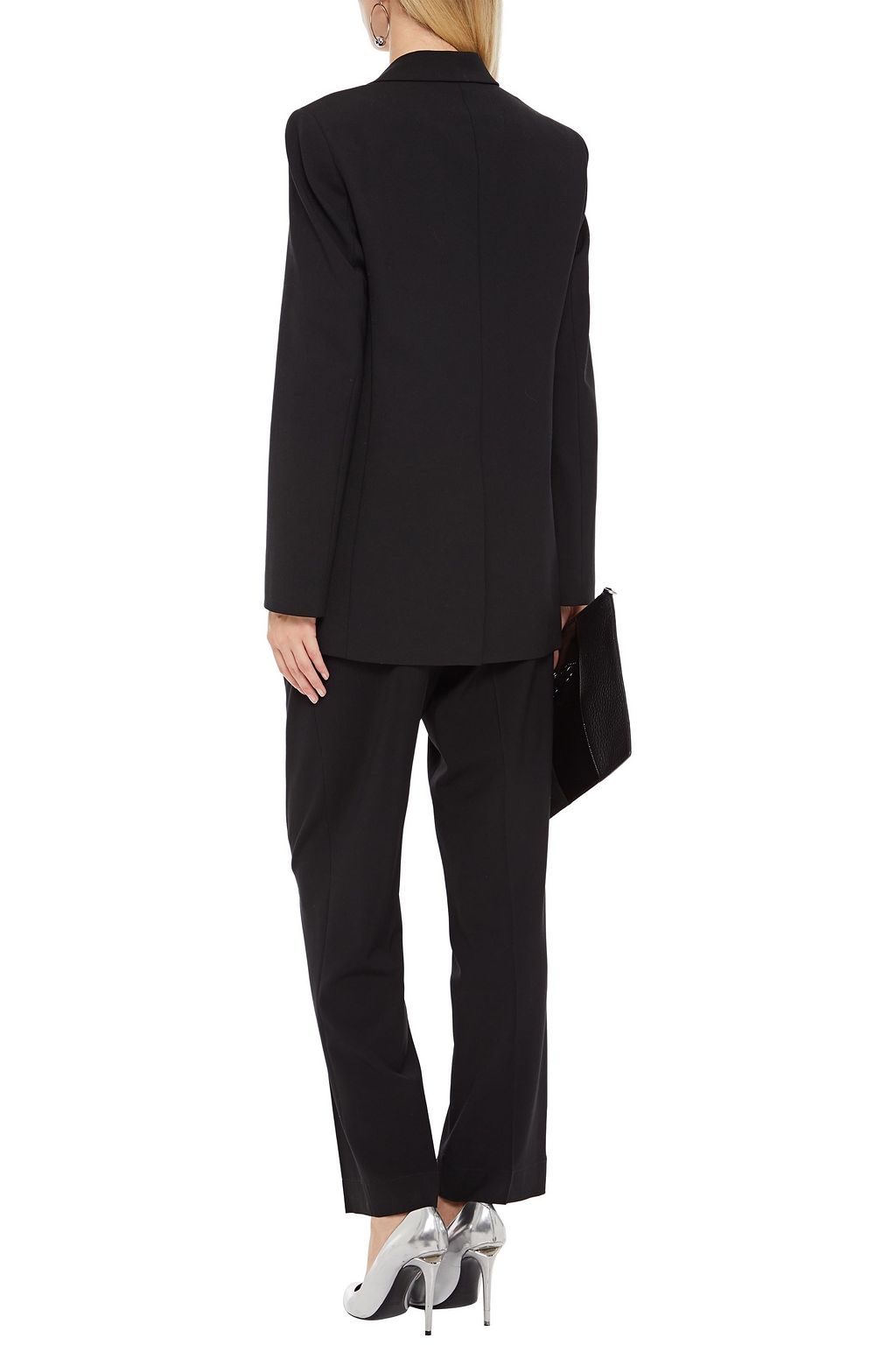 ALEXANDER WANG Button-embellished twill blazer