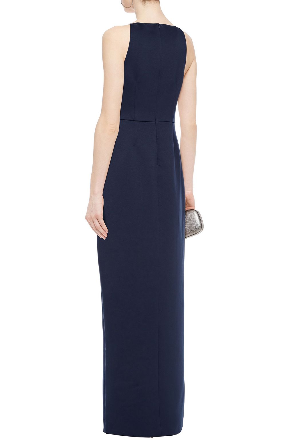 JAY GODFREY Wrap-effect satin gown