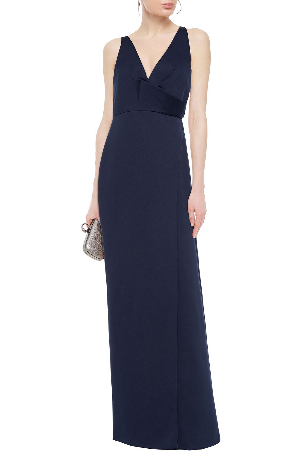 JAY GODFREY Wrap-effect satin gown