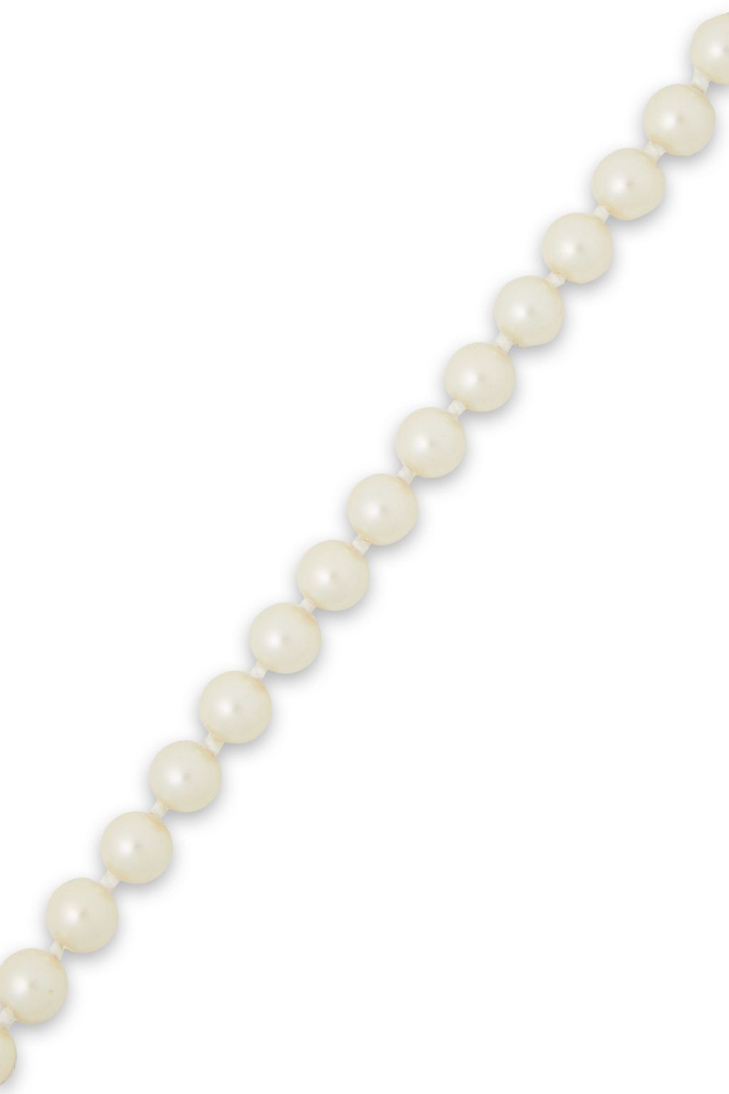 KENNETH JAY LANE 22-karat gold-plated, faux pearl and crystal necklace