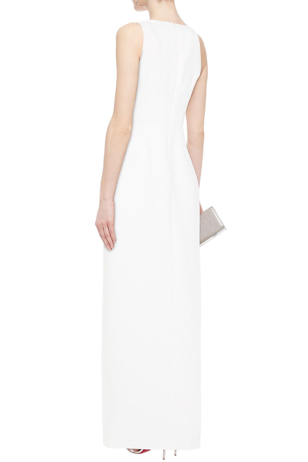 JAY GODFREY Wrap-effect satin gown