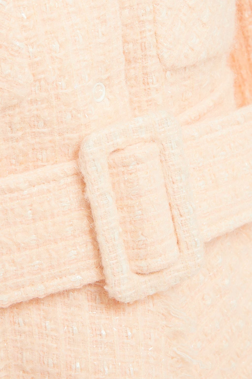 ALEXANDER WANG ベルト付き メタリックウール混ツイード ジャケット