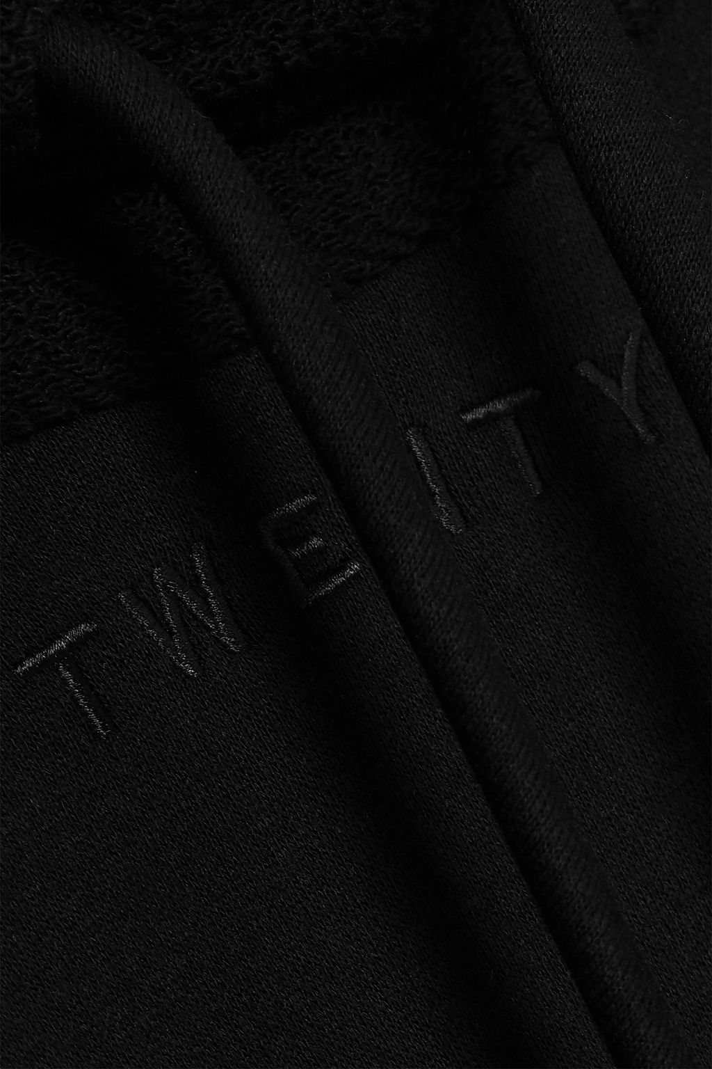 TWENTY MONTRÉAL Sunnyside embroidered cotton-blend terry hoodie