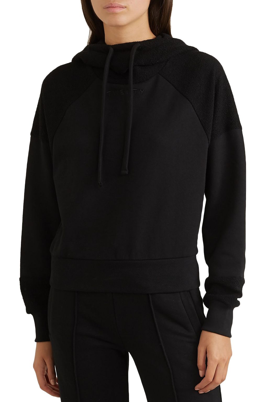 TWENTY MONTRÉAL Sunnyside embroidered cotton-blend terry hoodie