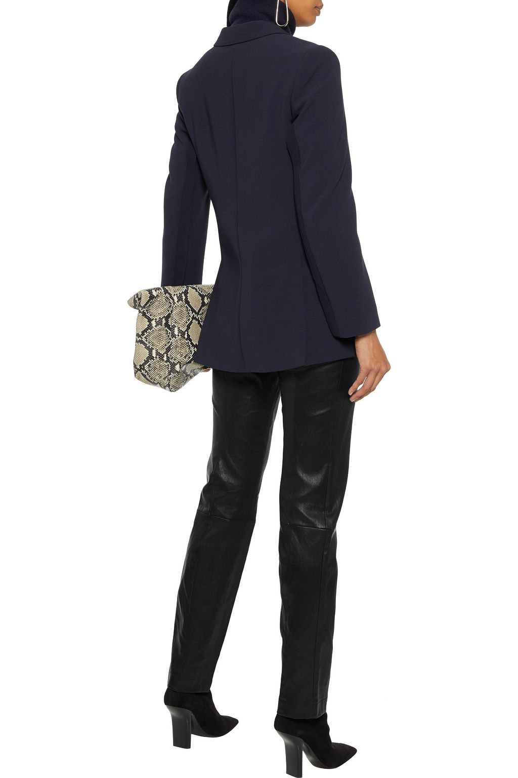THE ROW Moto stretch-leather skinny pants