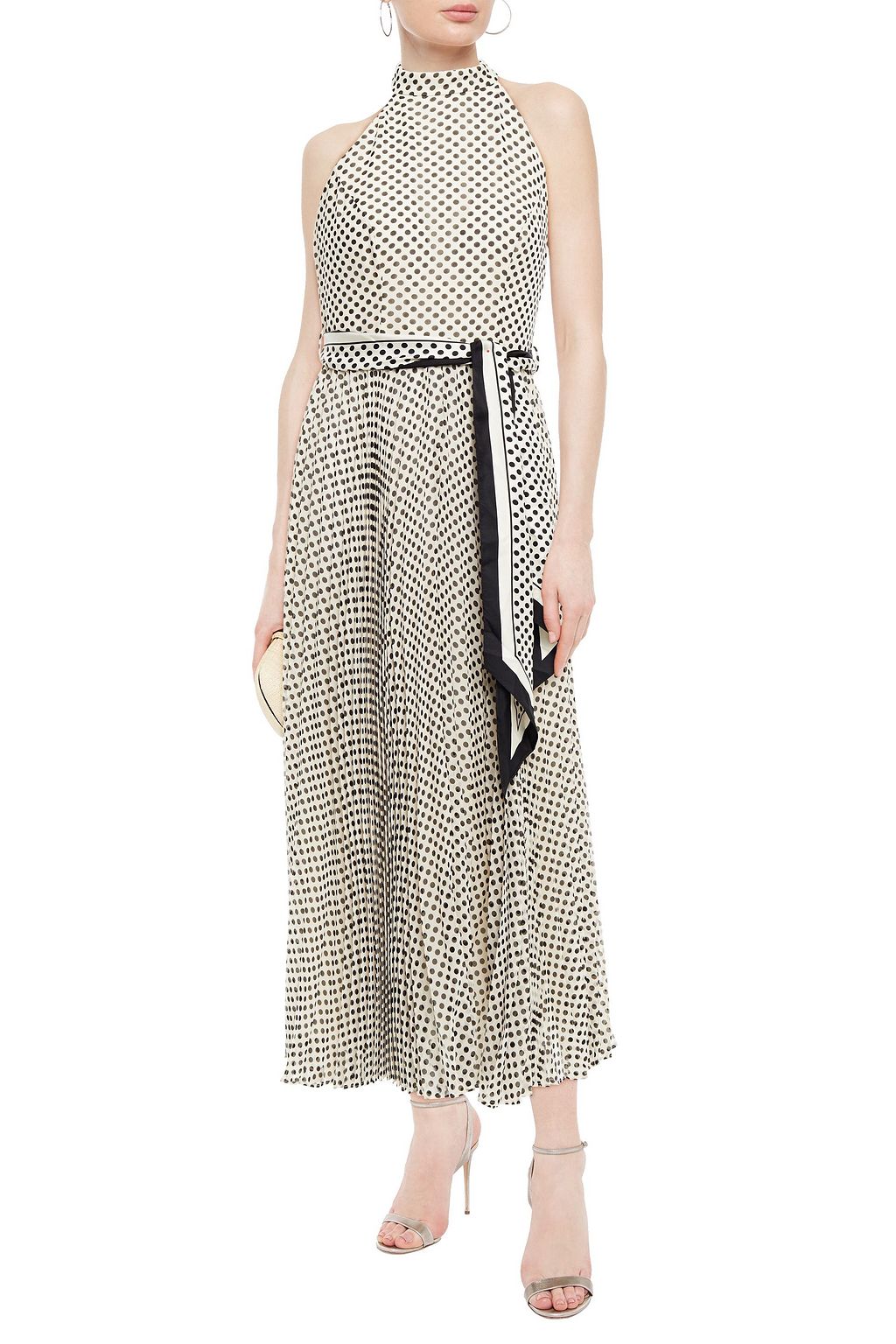 ZIMMERMANN Sunray Picnic belted polka-dot crepe midi dress
