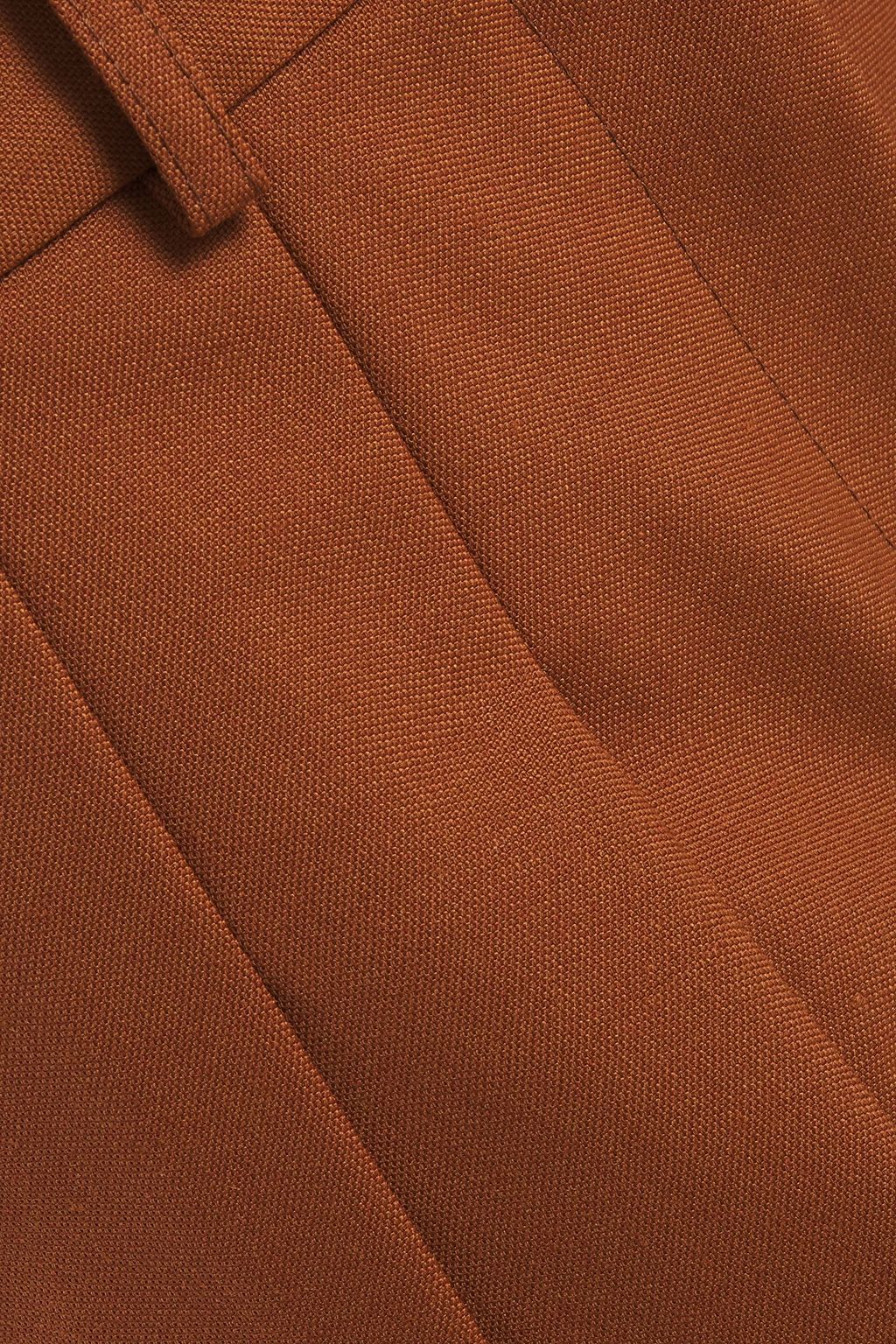 VICTORIA, VICTORIA BECKHAM Pleated woven straight-leg pants