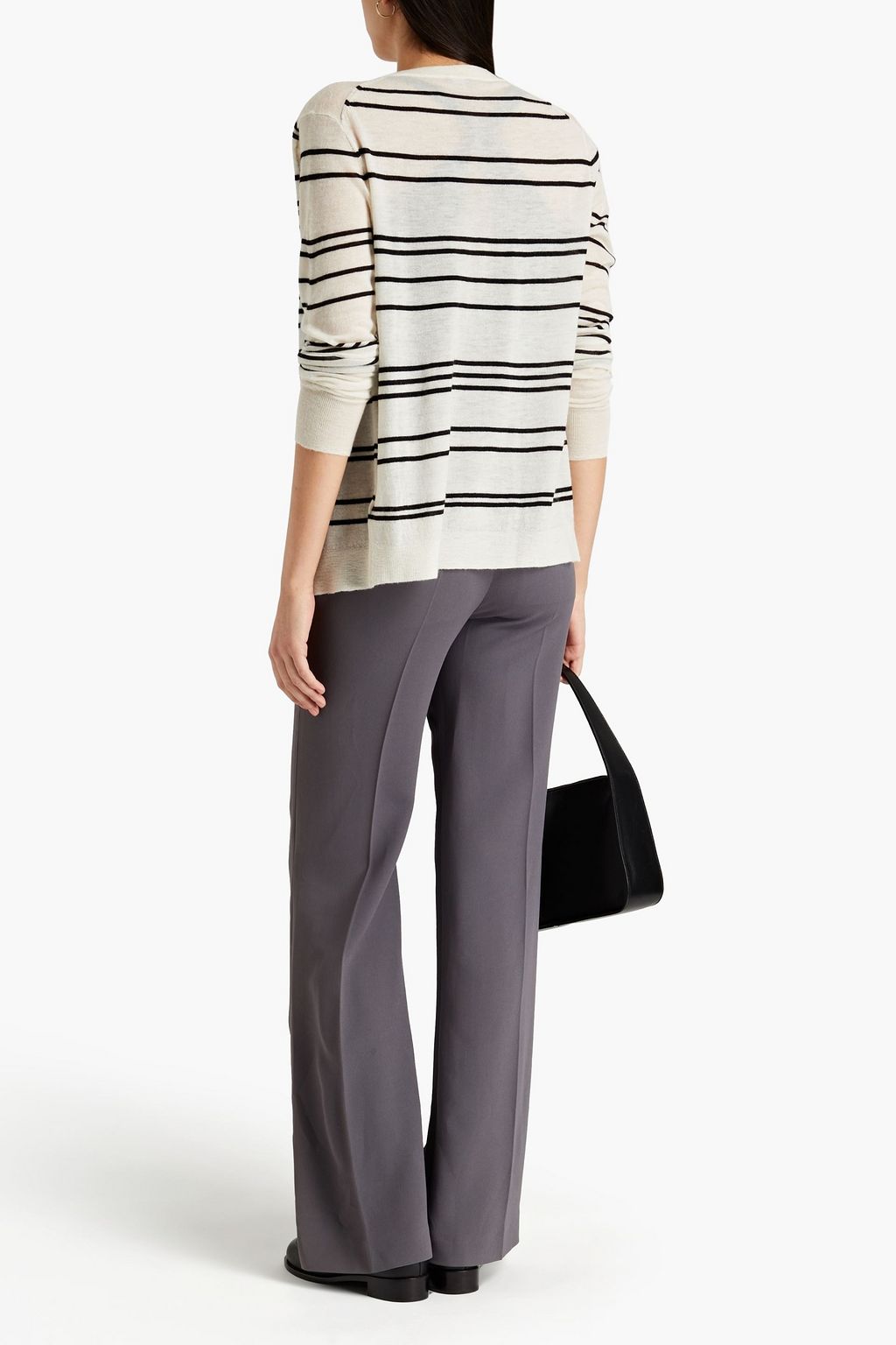 JOSEPH Striped cashmere cardigan