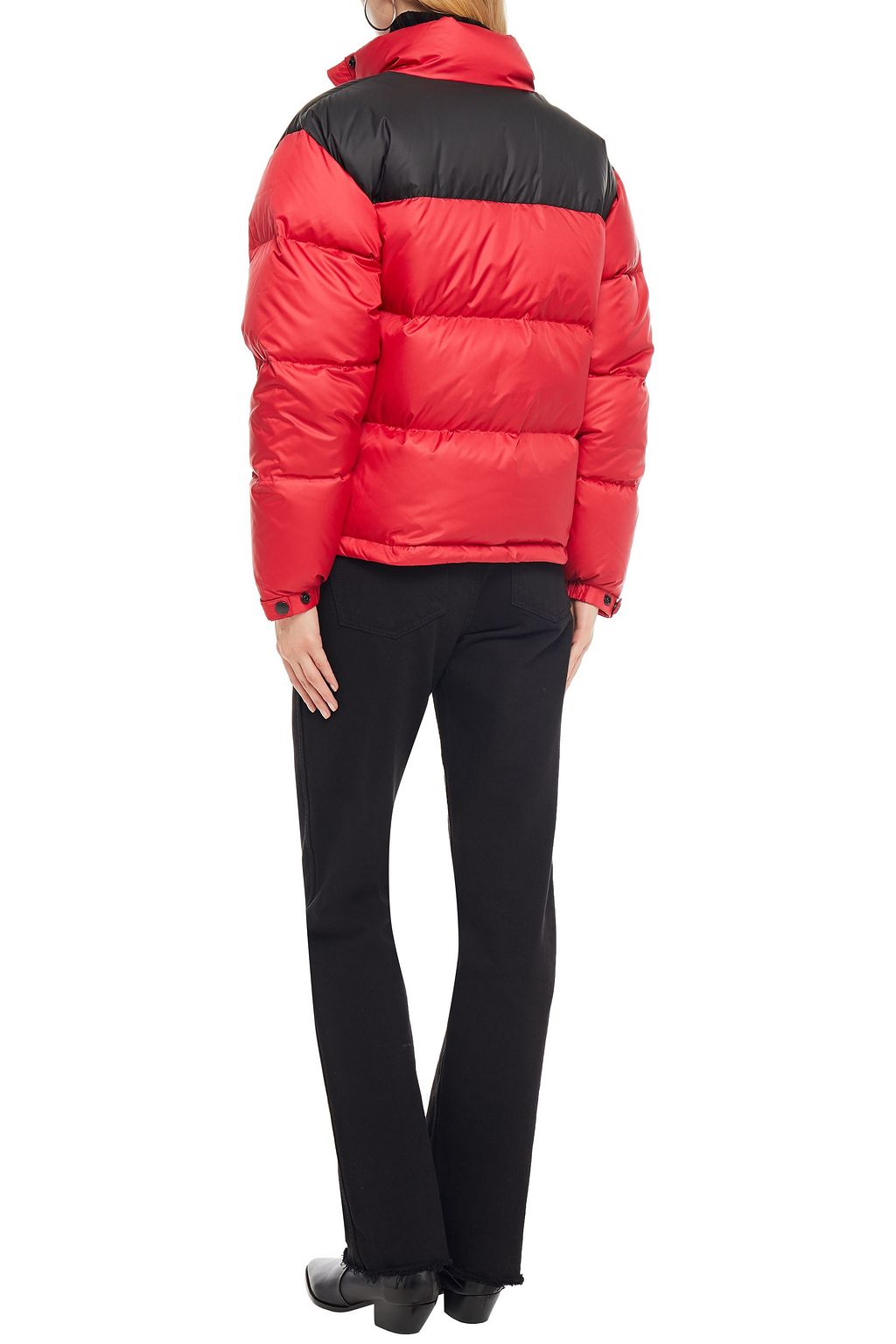 RE/DONE + Ienki Ienki two-tone quilted shell down jacket