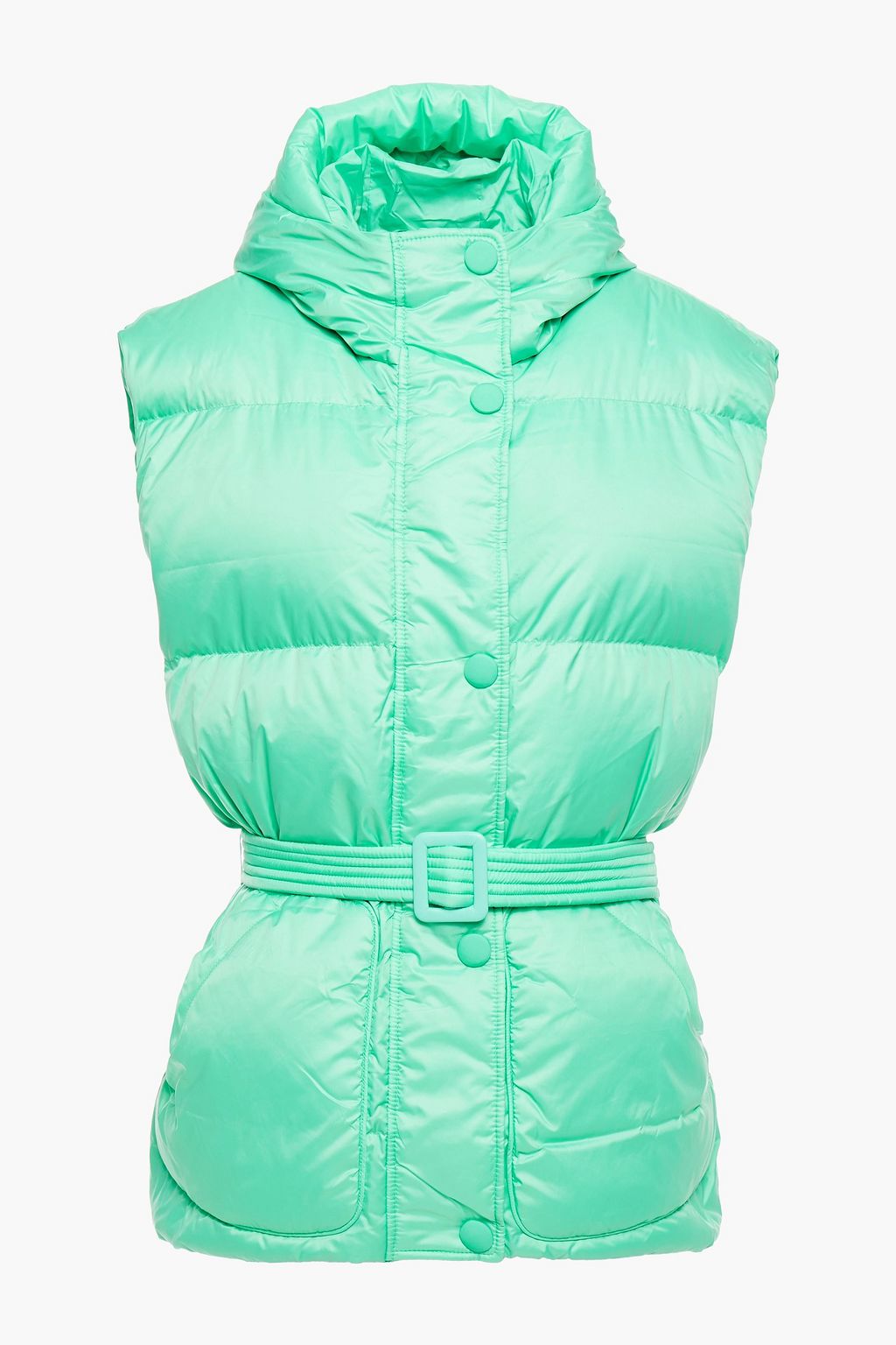 hooded down vest