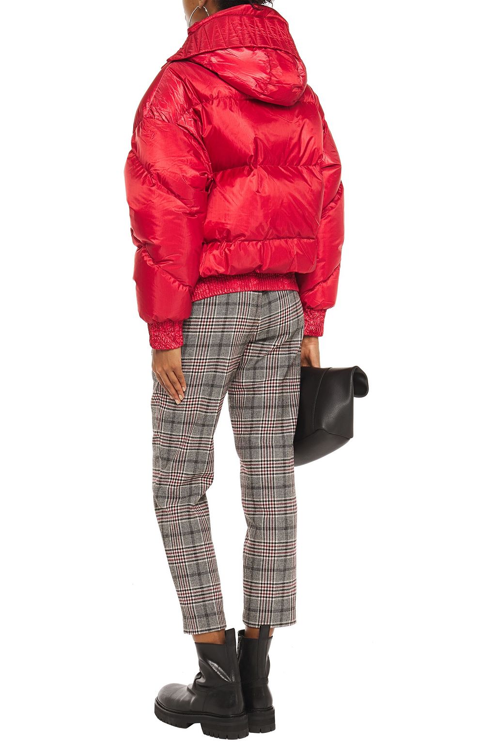 IENKI IENKI Dunlop quilted shell hooded down jacket