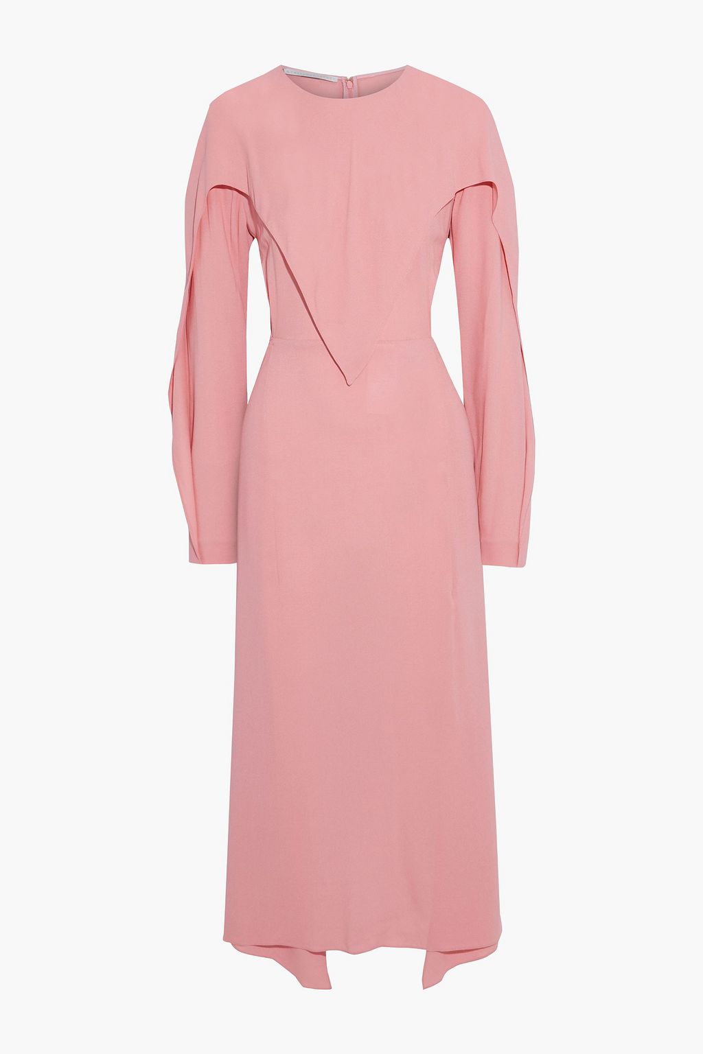 bubblegum pink midi dress