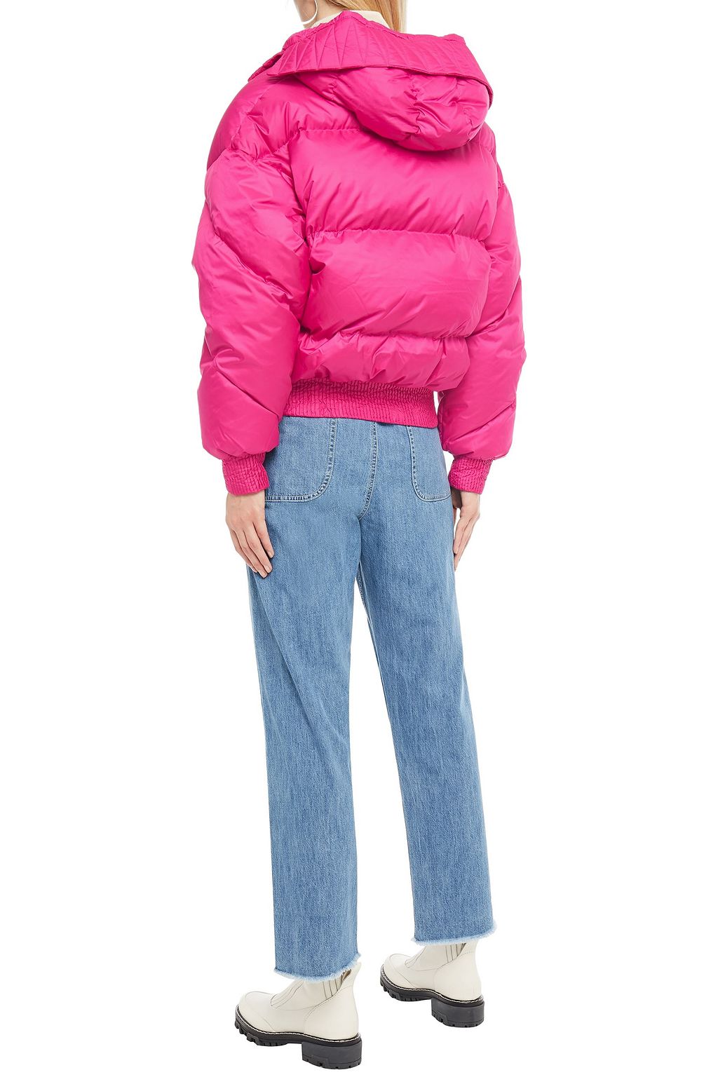 IENKI IENKI Dunlop quilted shell hooded down jacket
