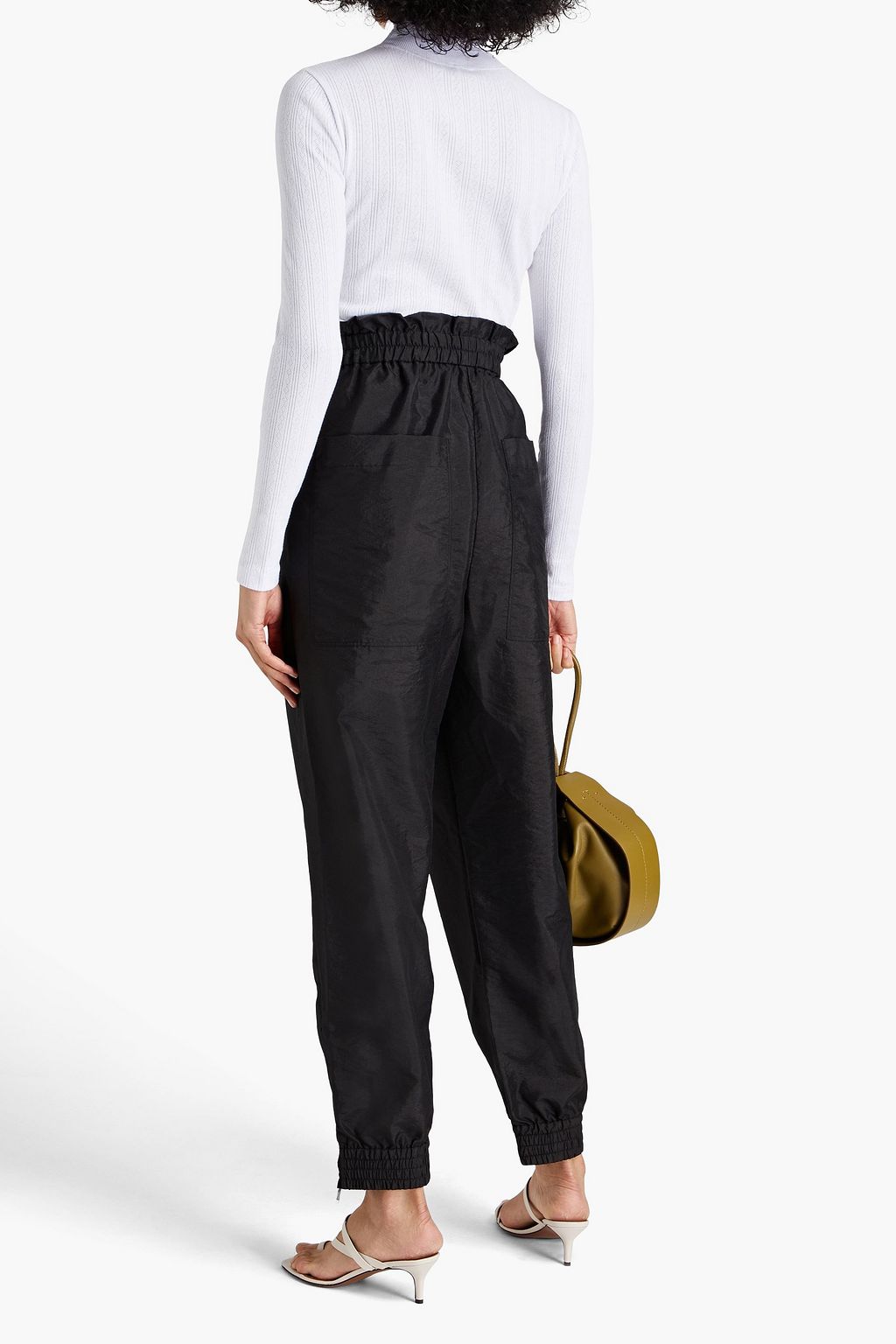 TIBI Shell tapered pants